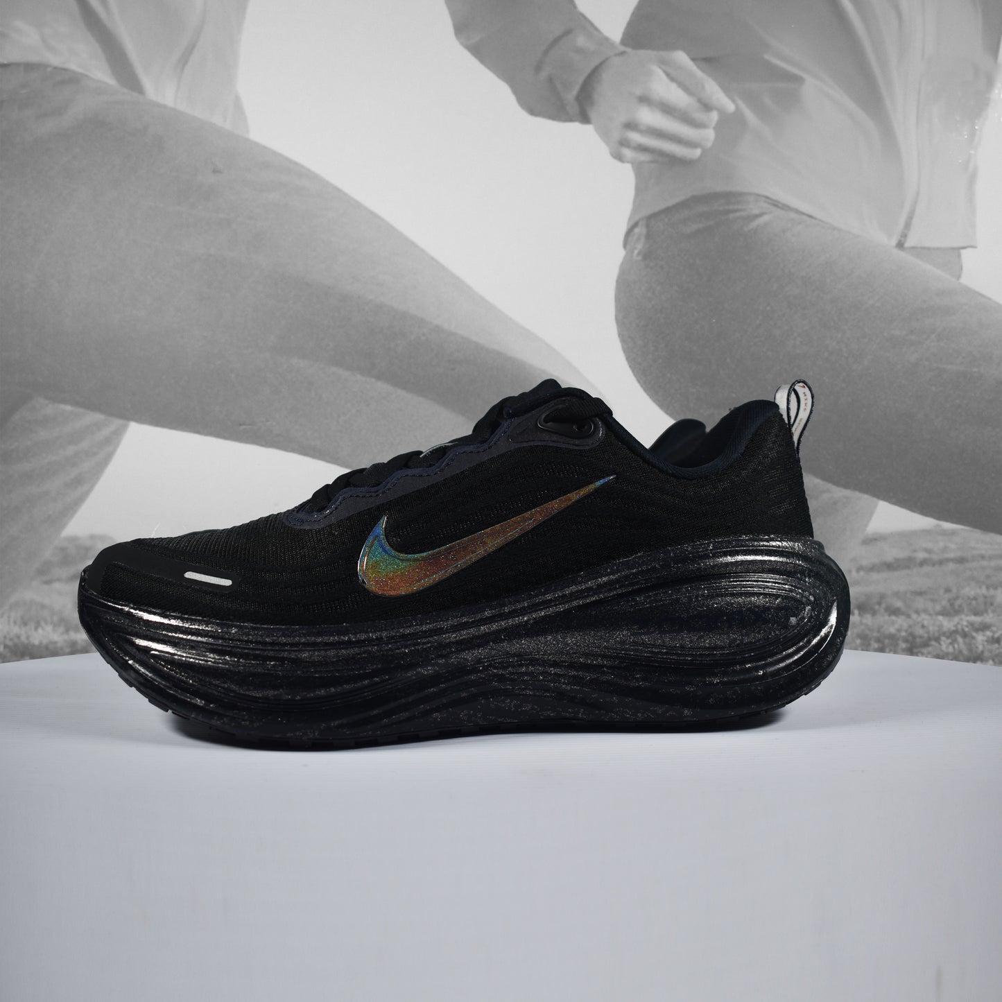 Nike Vomero Plus Womens Road Running Shoes - Durban Runner PITCH BLUE/BLACK-BLUR-BLACKENED BLUE / 7.5
