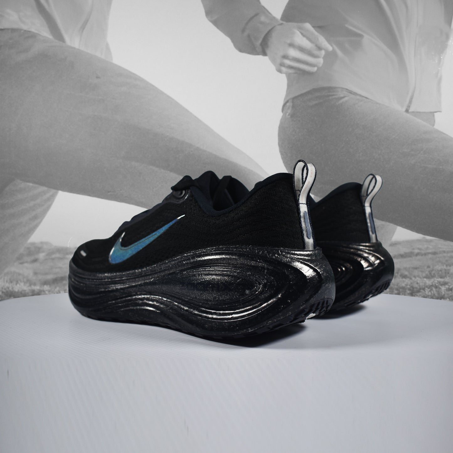 Nike Vomero Plus Womens Road Running Shoes - Durban Runner PITCH BLUE/BLACK-BLUR-BLACKENED BLUE / 7.5