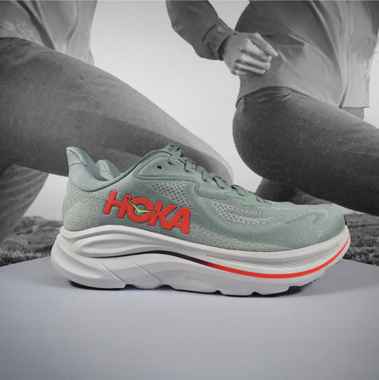 Hoka Clifton 10 Wide Mens Running Shoes - Durban Runner 7.5 / SGNN