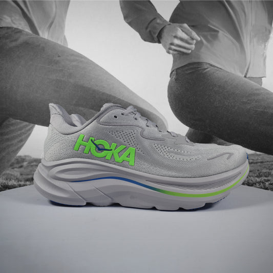 Hoka Clifton 10 Wide Mens Running Shoes - Durban Runner 7.5 / AYNN