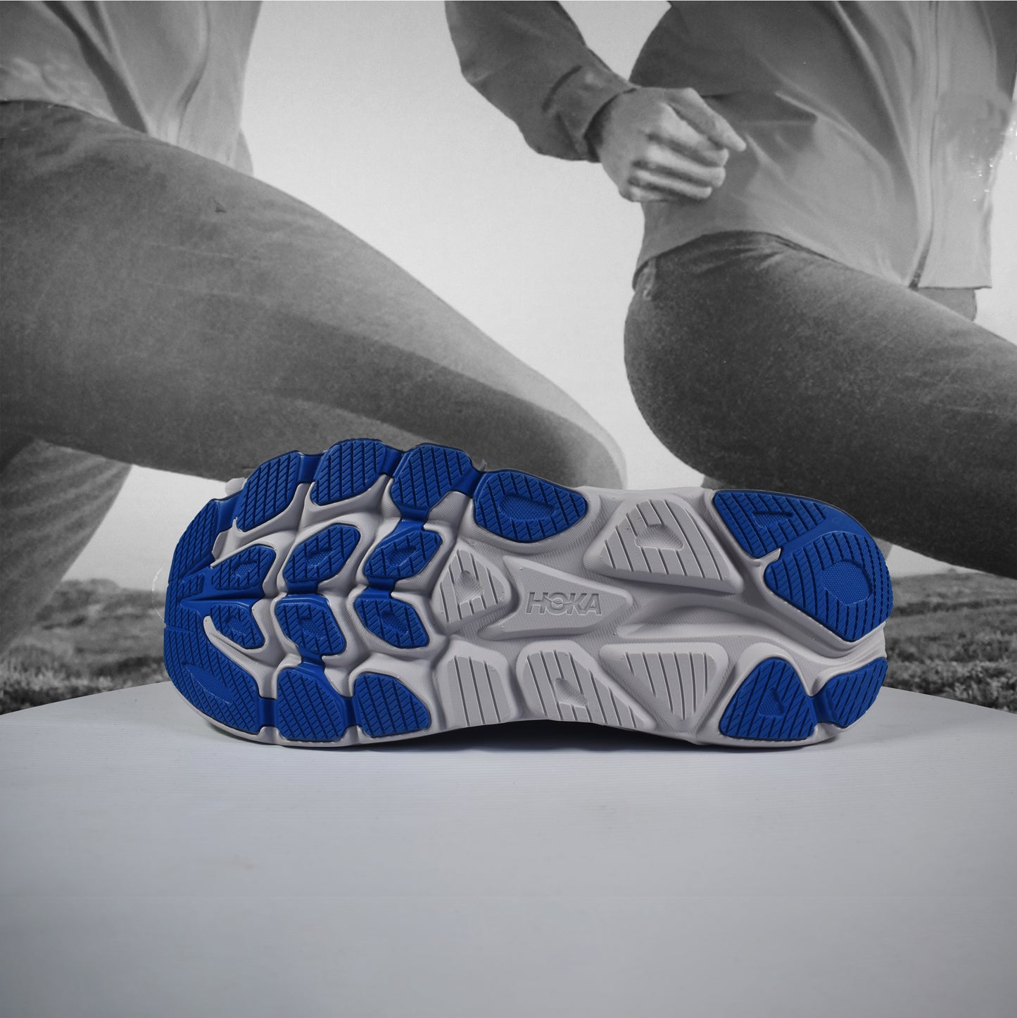 Hoka Clifton 10 Wide Mens Running Shoes - Durban Runner 7.5 / AYNN