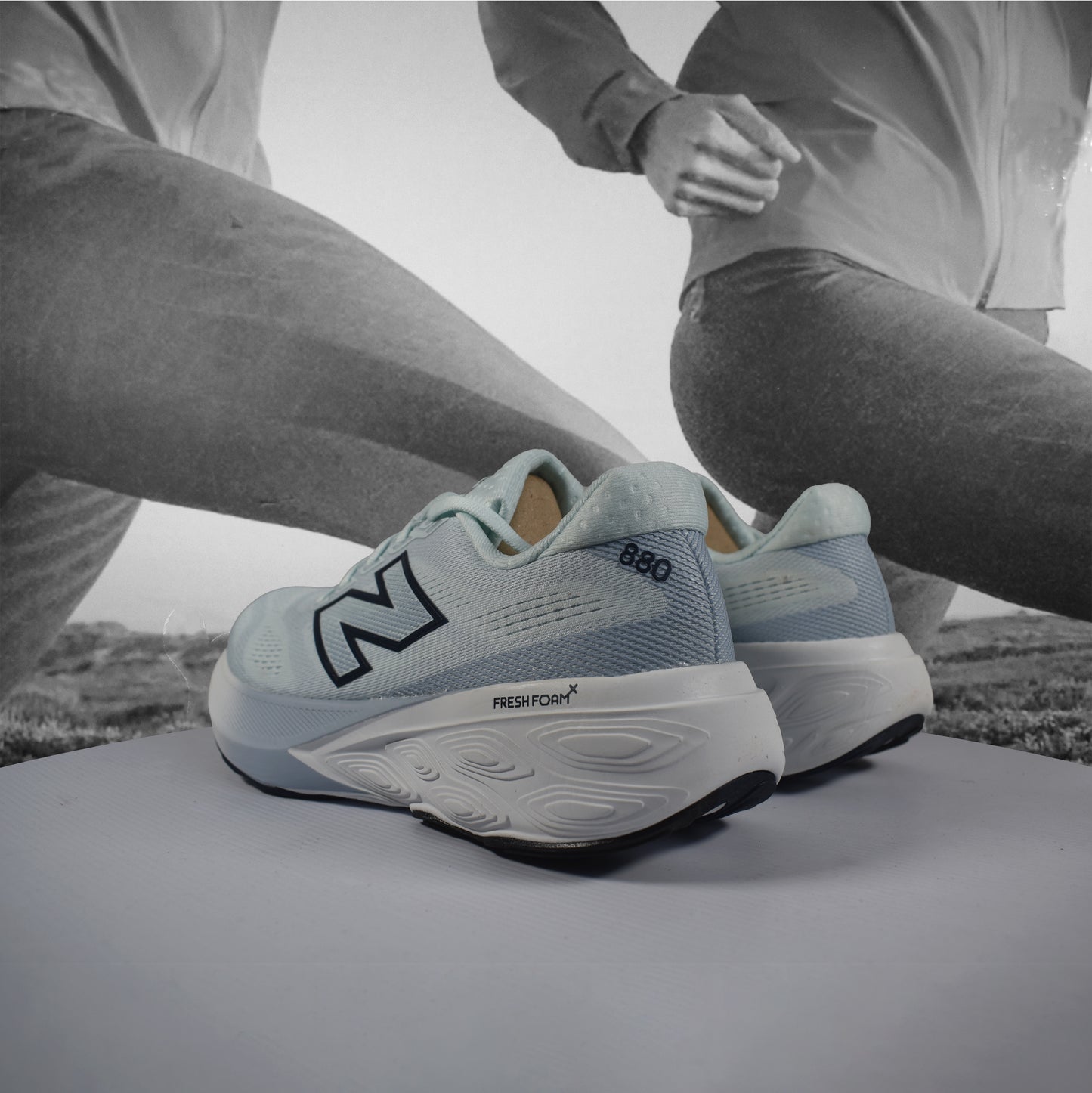 New Balance 1080 V15 Mens Running Shoes 2E (Wide Width) - Durban Runner 13.5 / skyblue