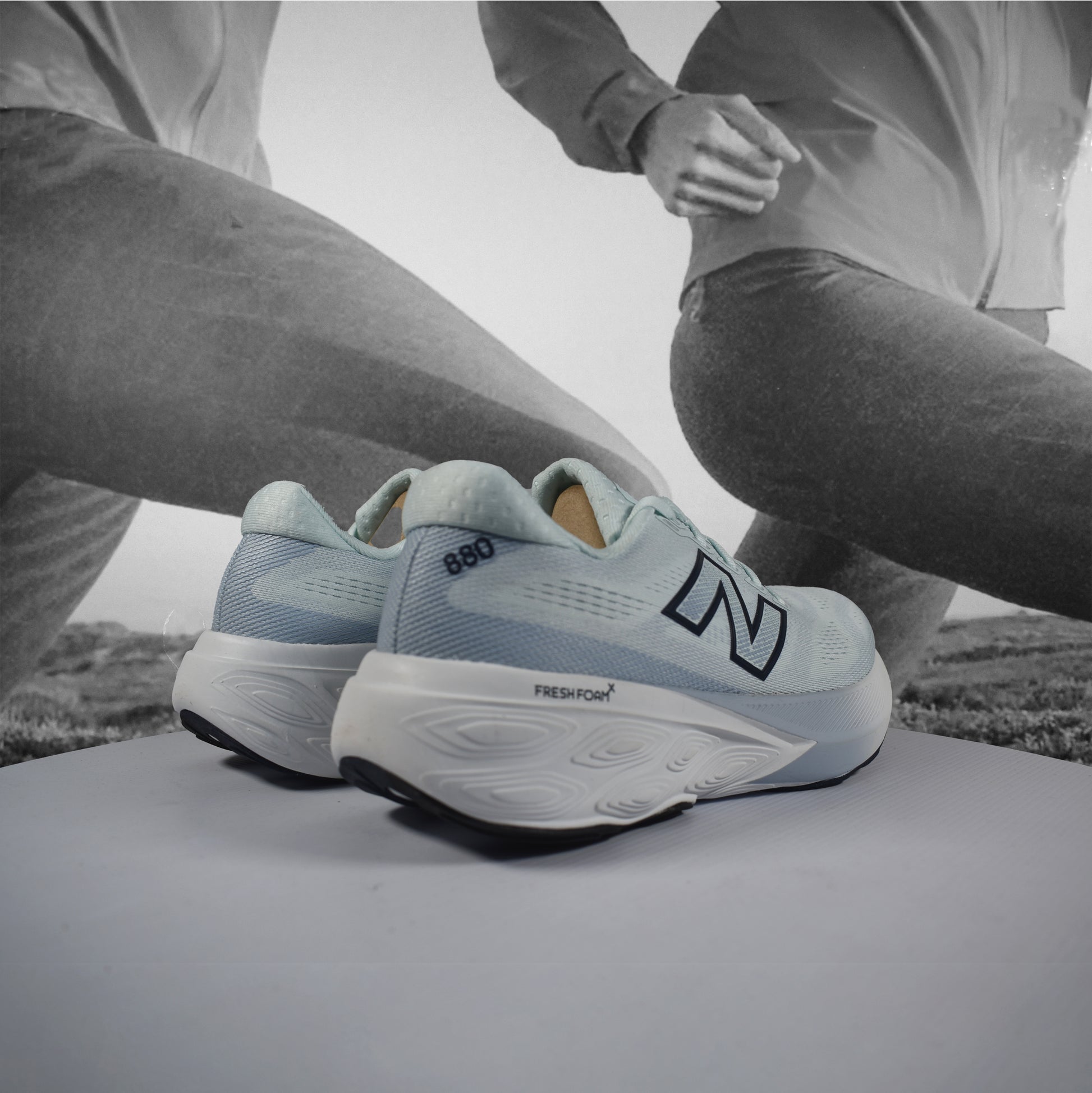 New Balance 1080 V15 Mens Running Shoes 2E (Wide Width) - Durban Runner 13.5 / skyblue