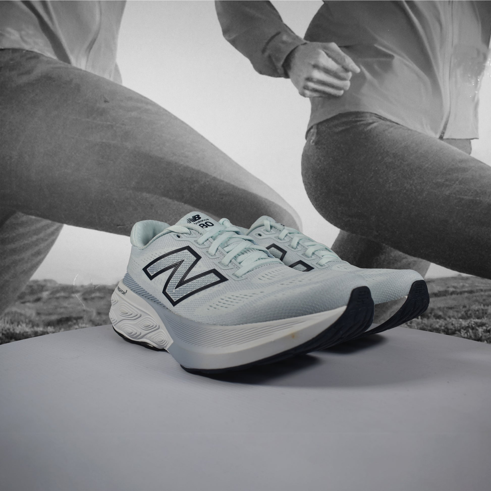 New Balance 1080 V15 Mens Running Shoes 2E (Wide Width) - Durban Runner 13.5 / skyblue