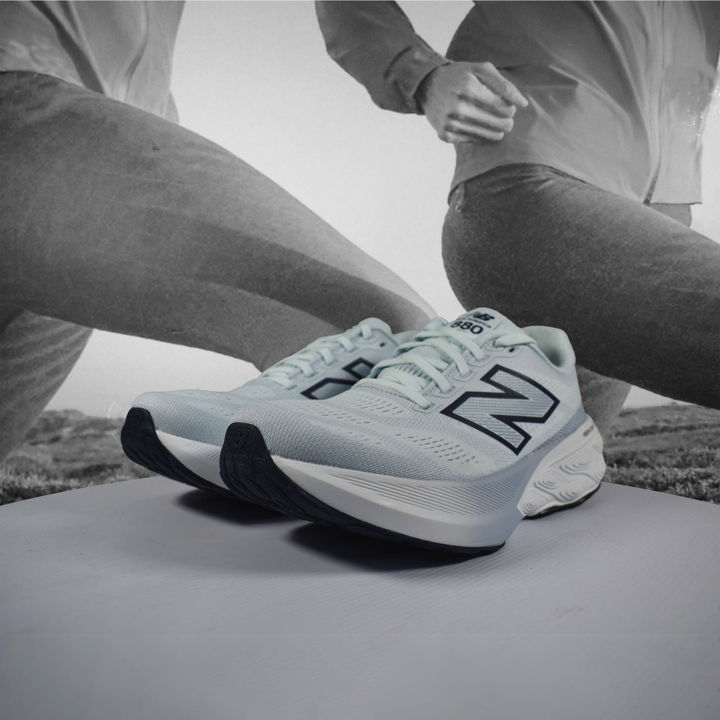 New Balance 1080 V15 Mens Running Shoes 2E (Wide Width) - Durban Runner 13.5 / skyblue
