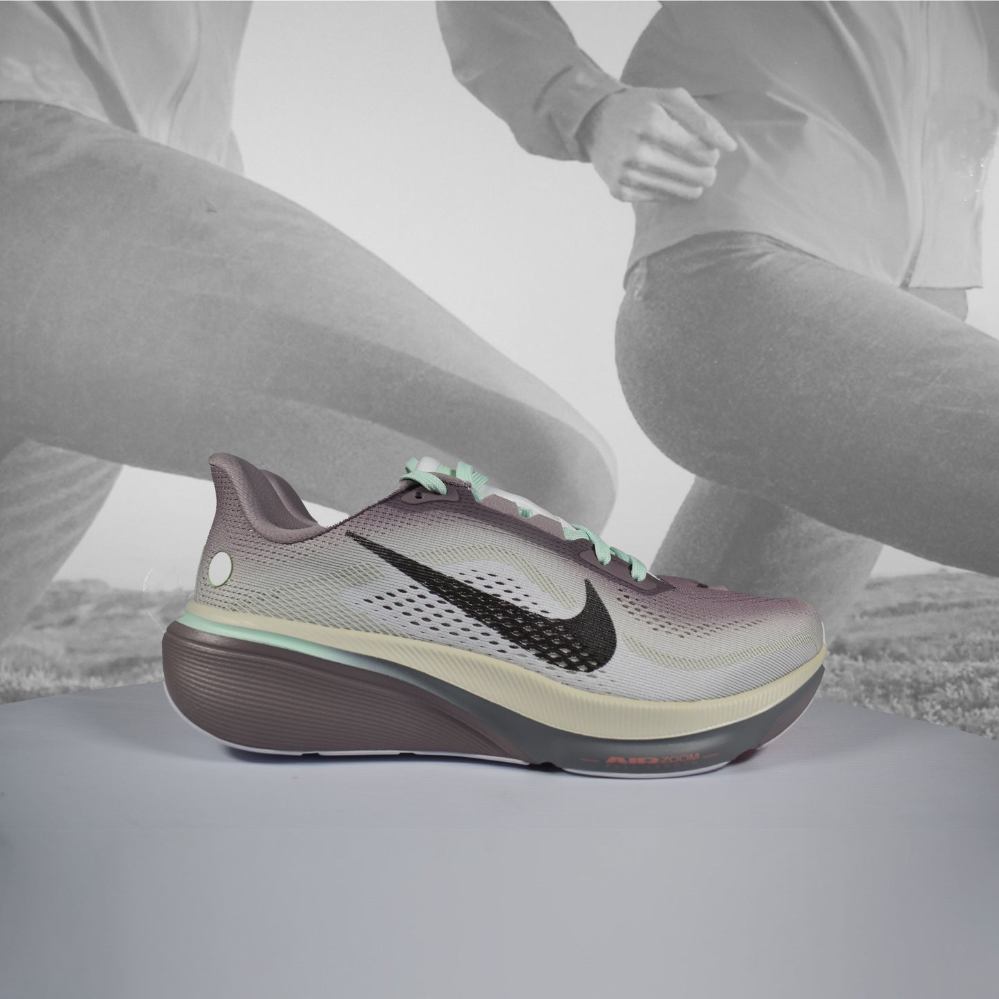 Nike Pegasus 42 Womens Road Running Shoes – Violet Ore/Barbeque