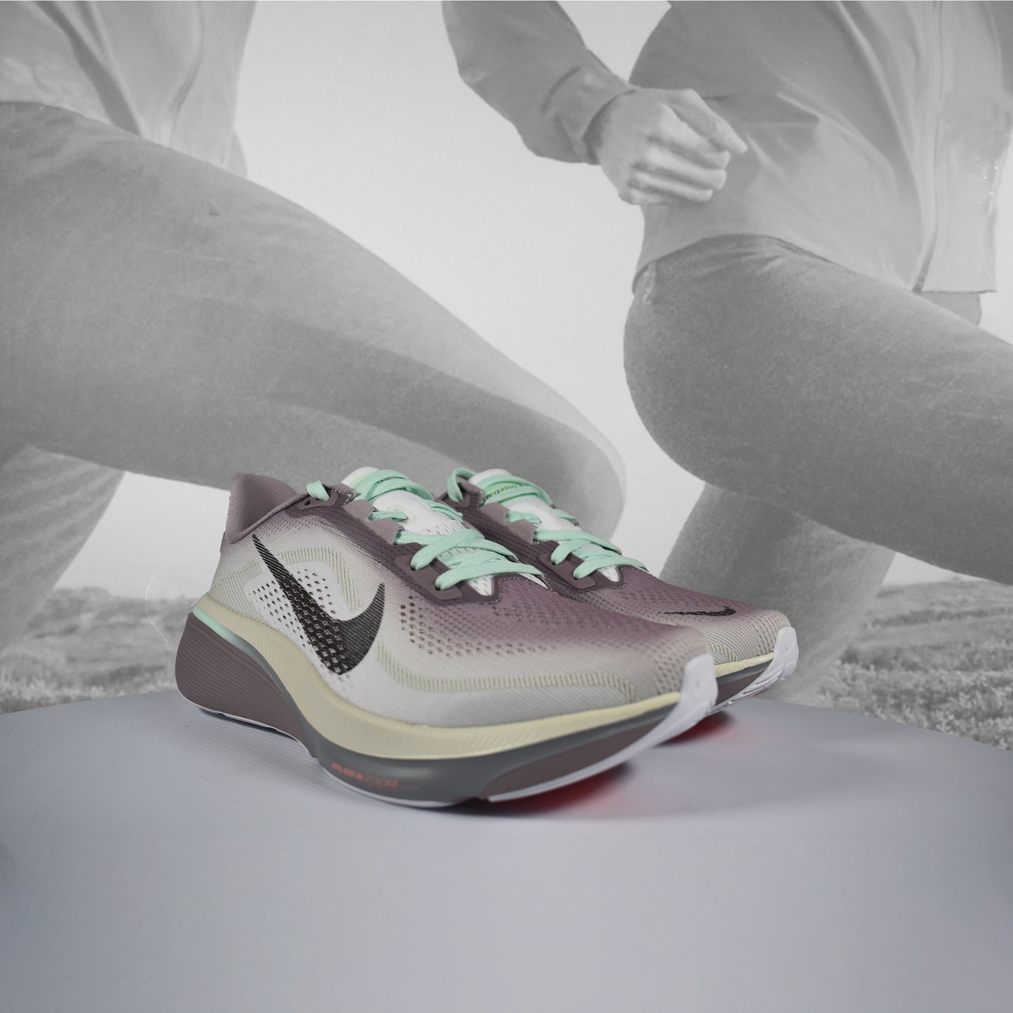 Nike Pegasus 42 Womens Road Running Shoes – Violet Ore/Barbeque