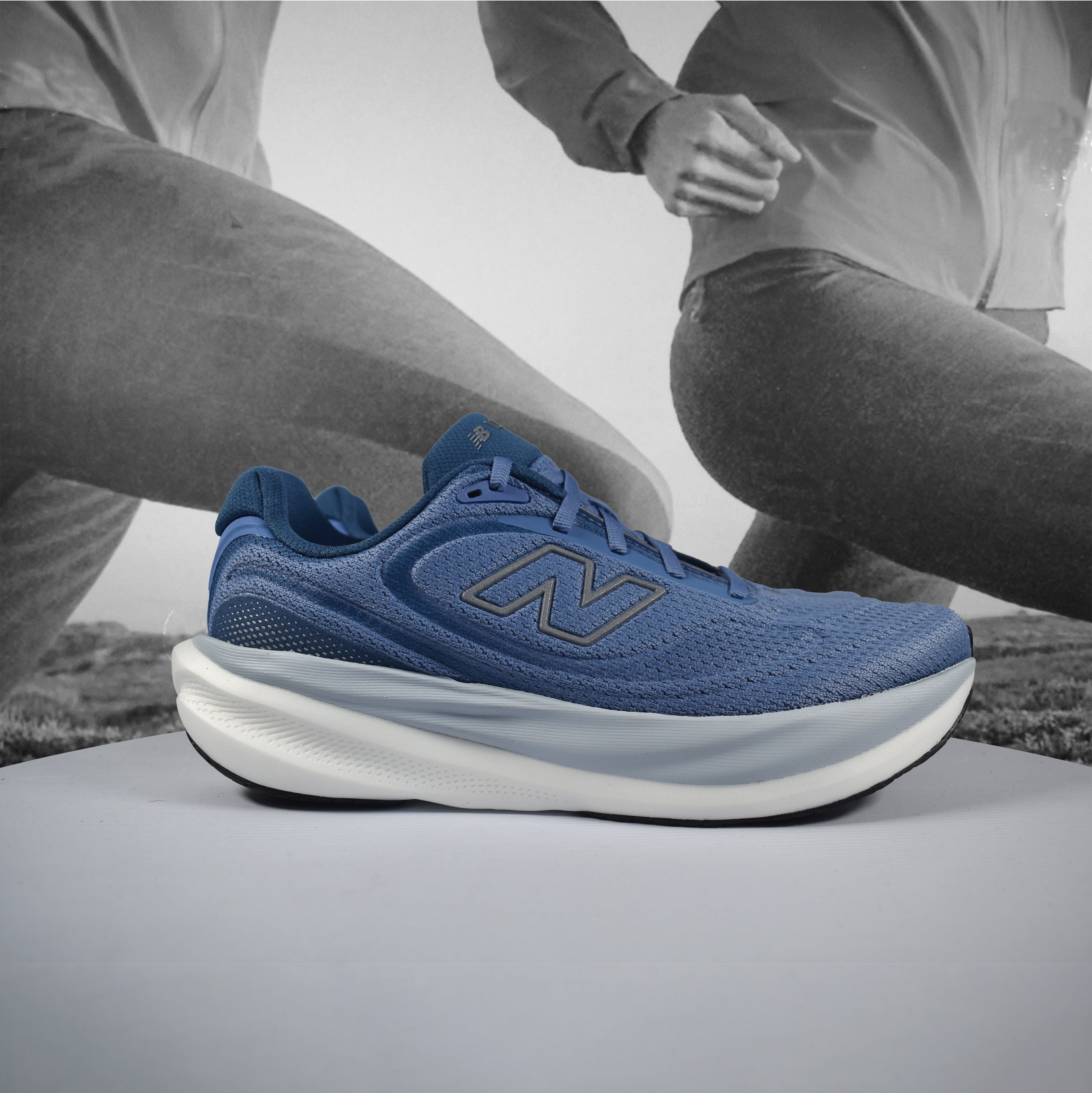 New Balance 1080 V15 D Mens (Normal Width) - Durban Runner 7.5 / Blue