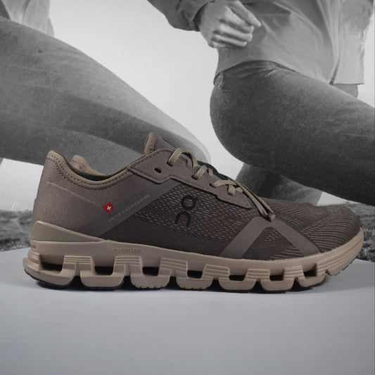 On Cloud X 4 AD Mens Training Shoe - Durban Runner 7.5 / Cinder - Desert