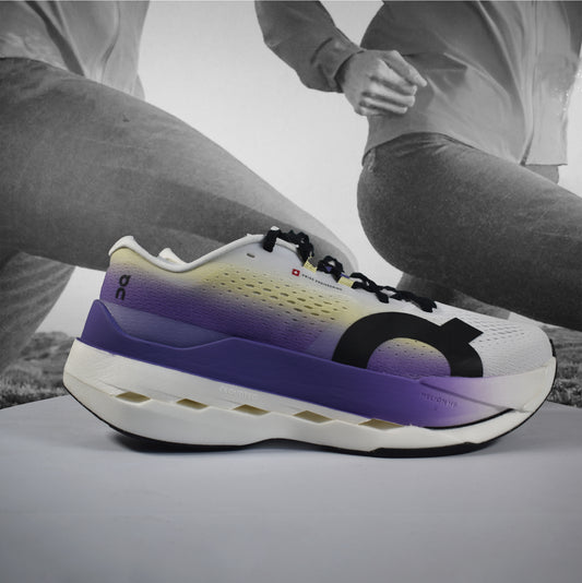 On Cloud Cloudboom Max Mens Running Shoes - Durban Runner 7.5 / White - Juniper