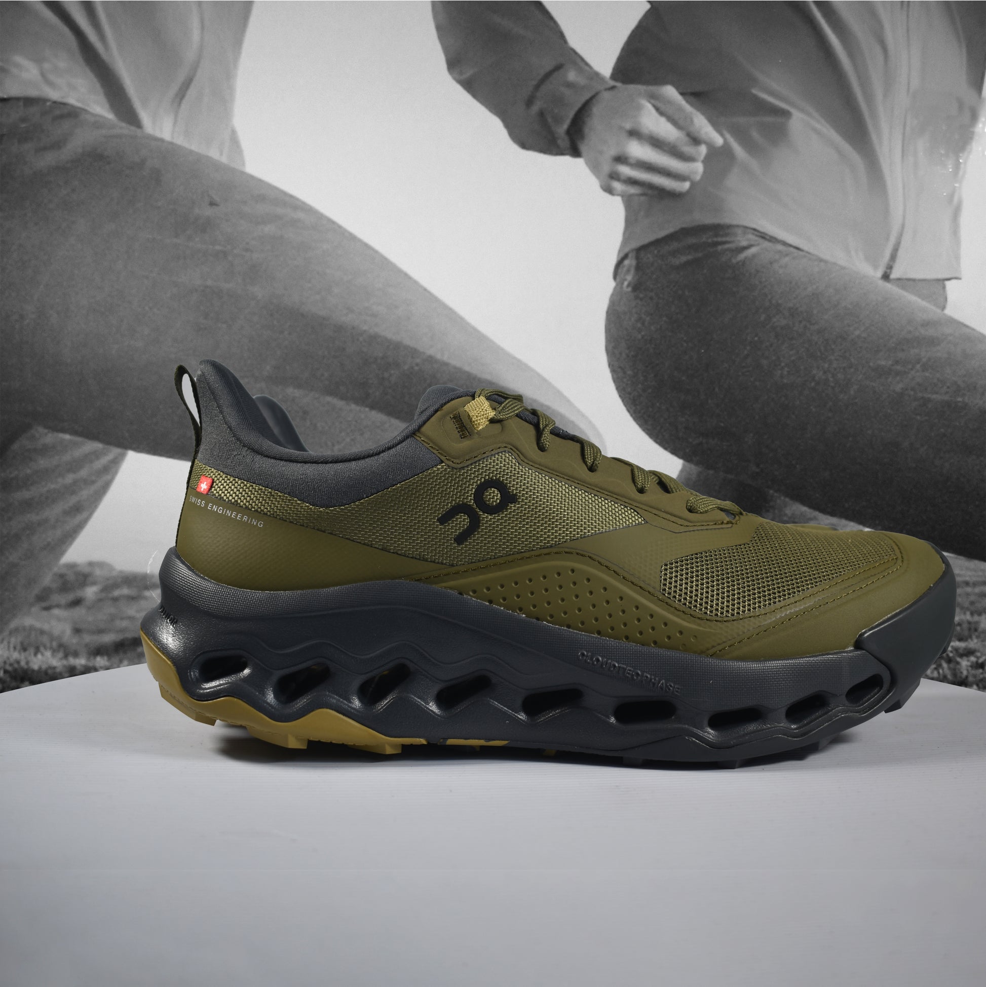 On Cloud Cloudhorizon 2 Mens Trail Running Shoe - Durban Runner 7.5 / Olive - Shadow