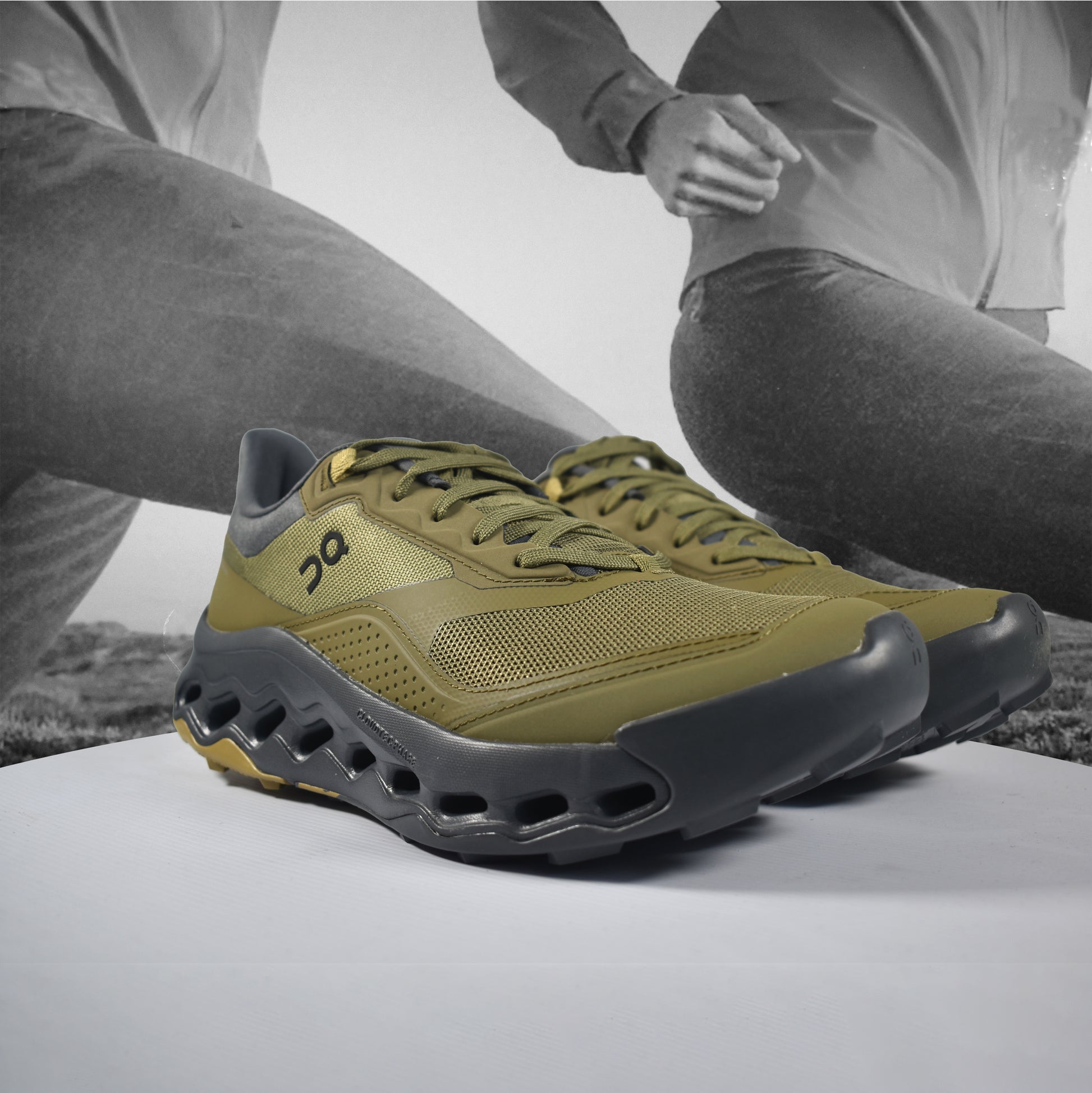 On Cloud Cloudhorizon 2 Mens Trail Running Shoe - Durban Runner 7.5 / Olive - Shadow