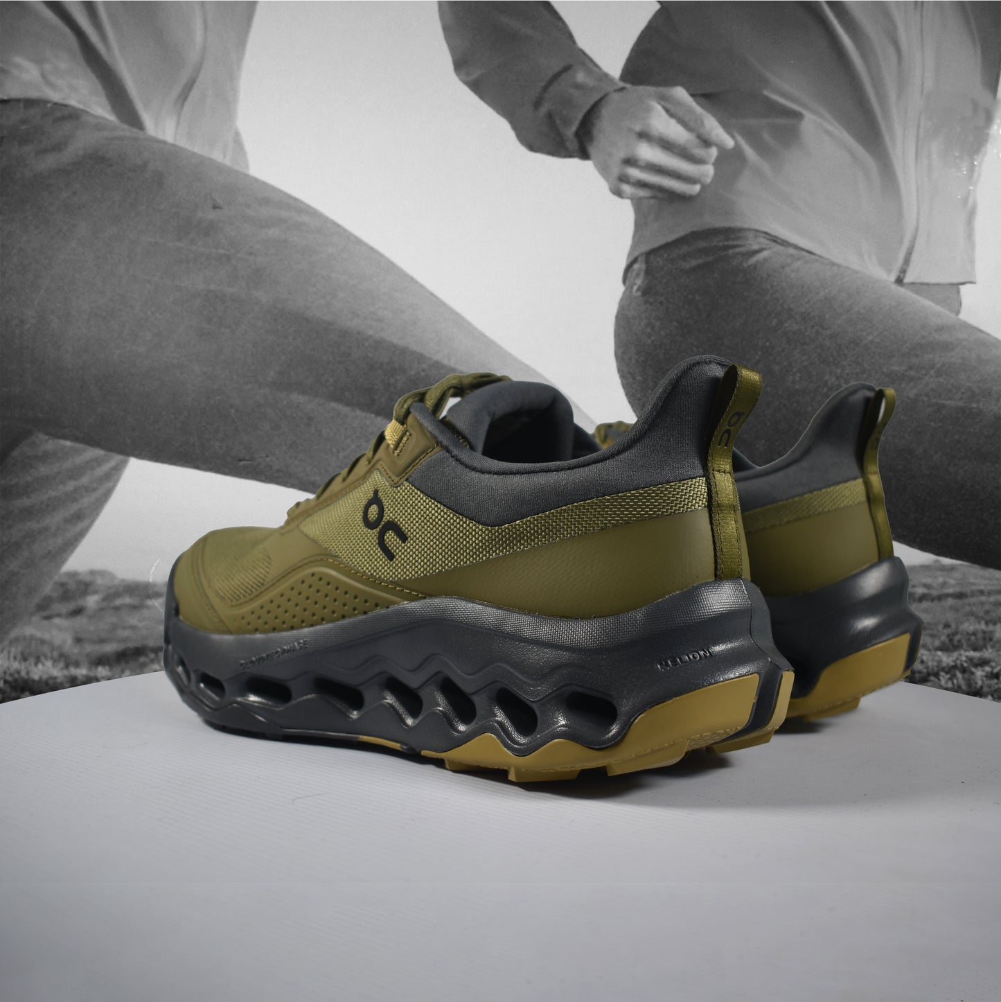 On Cloud Cloudhorizon 2 Mens Trail Running Shoe - Durban Runner 7.5 / Olive - Shadow