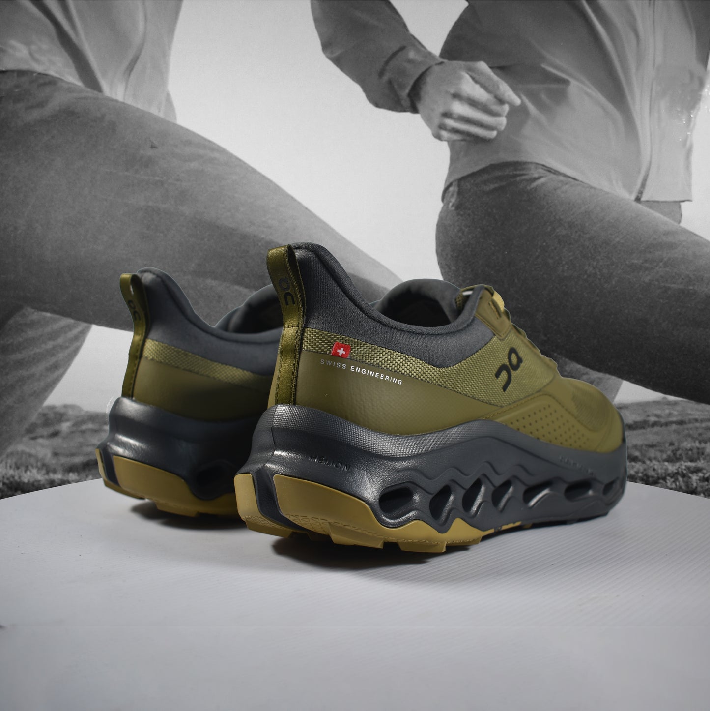 On Cloud Cloudhorizon 2 Mens Trail Running Shoe - Durban Runner 7.5 / Olive - Shadow
