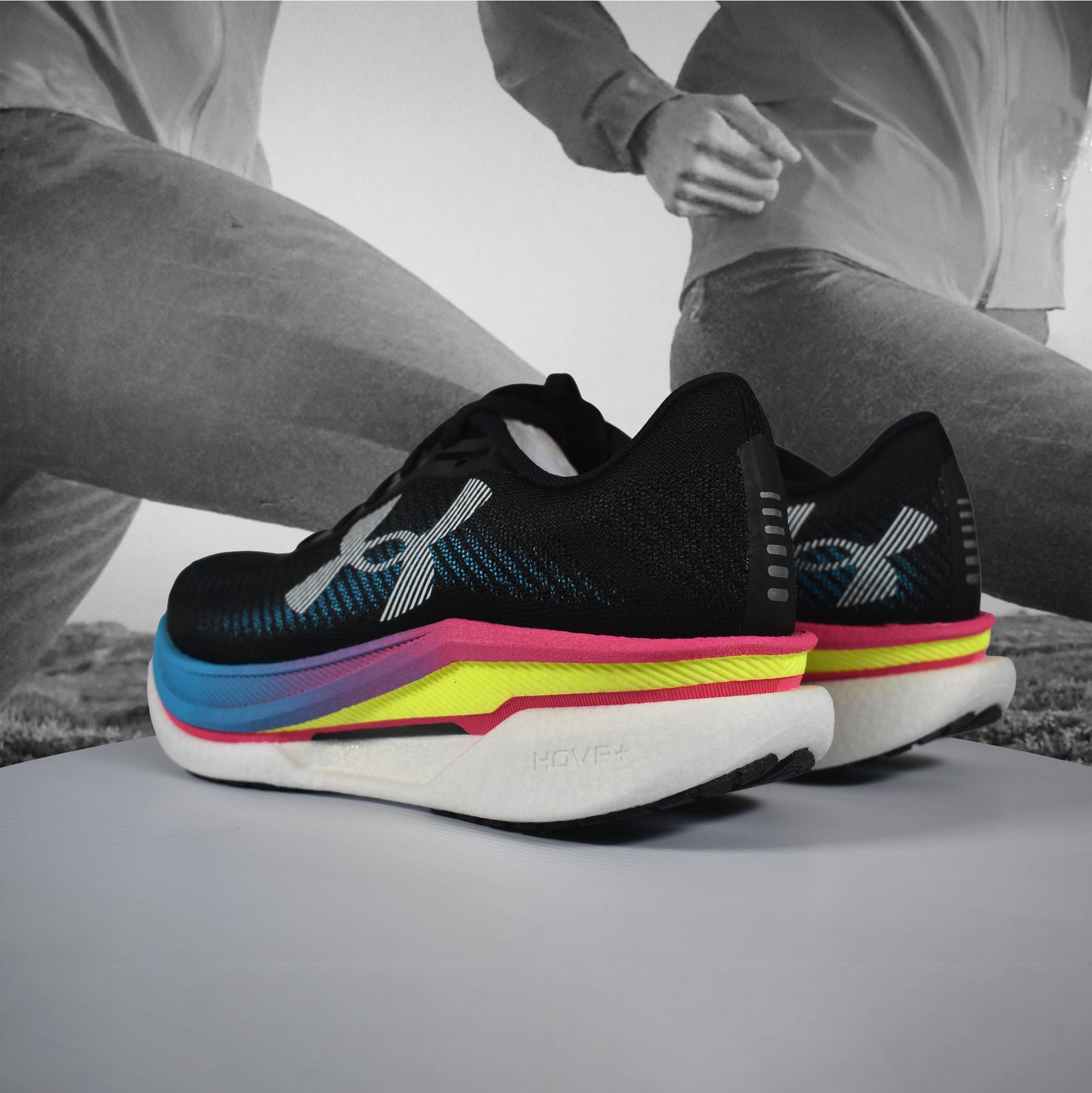 Under Armour Velociti Pro 2 Unisex Road Running Shoe - Durban Runner BLACK / 8