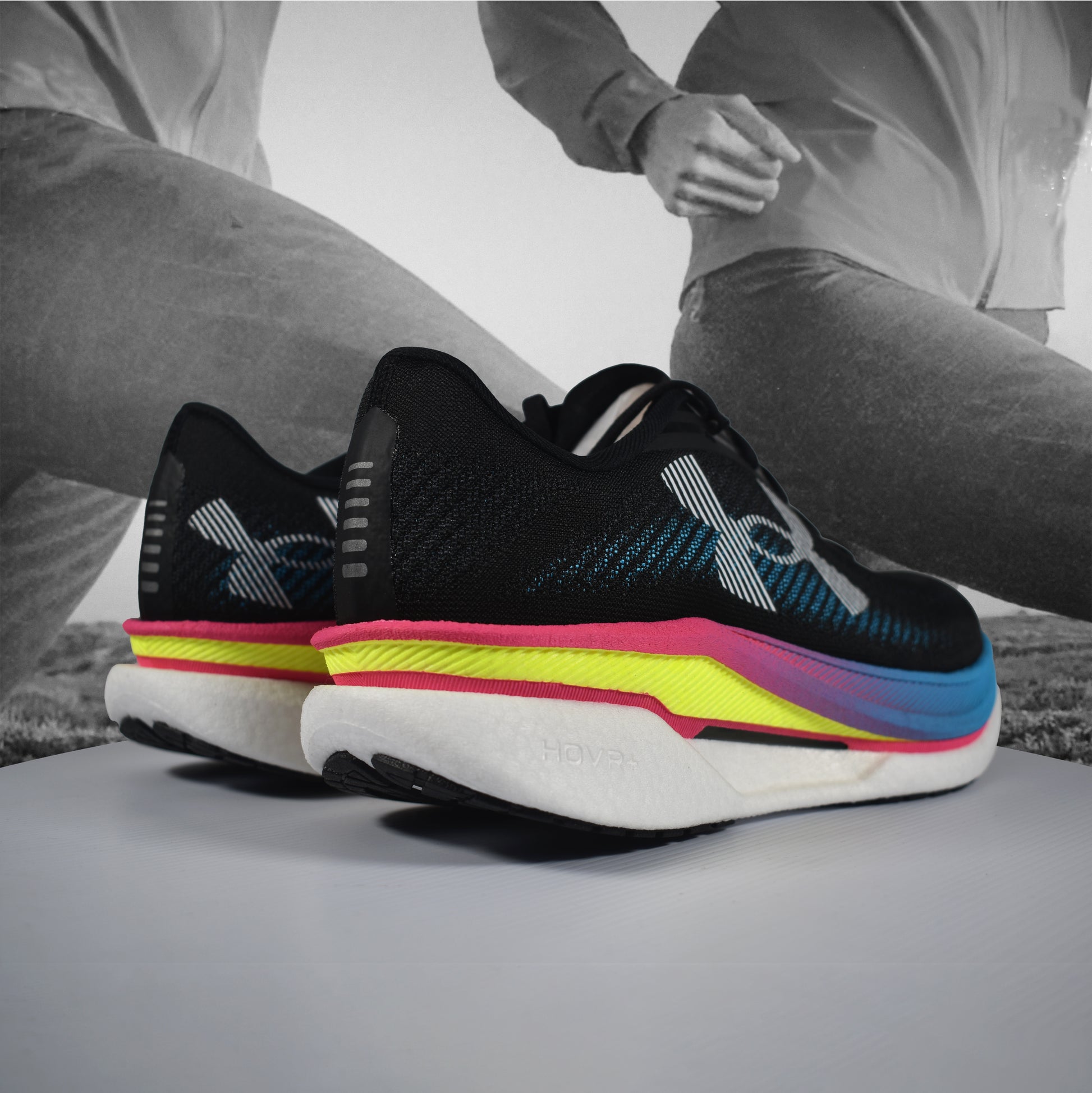 Under Armour Velociti Pro 2 Unisex Road Running Shoe - Durban Runner BLACK / 8
