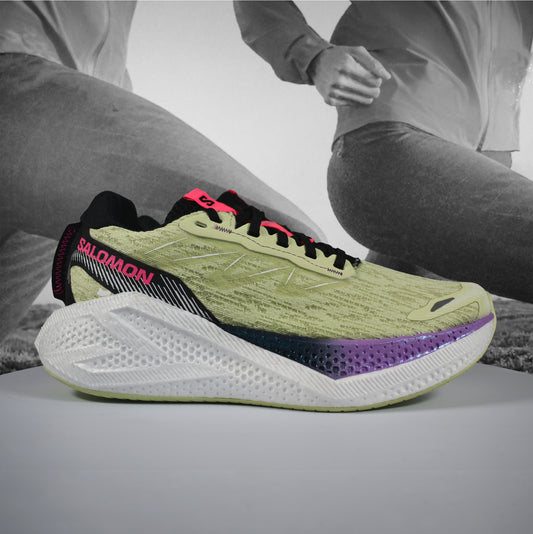 Salomon Aero Glide 4 Womens Road Running Shoe - Durban Runner Butterfly/White/Black / 5