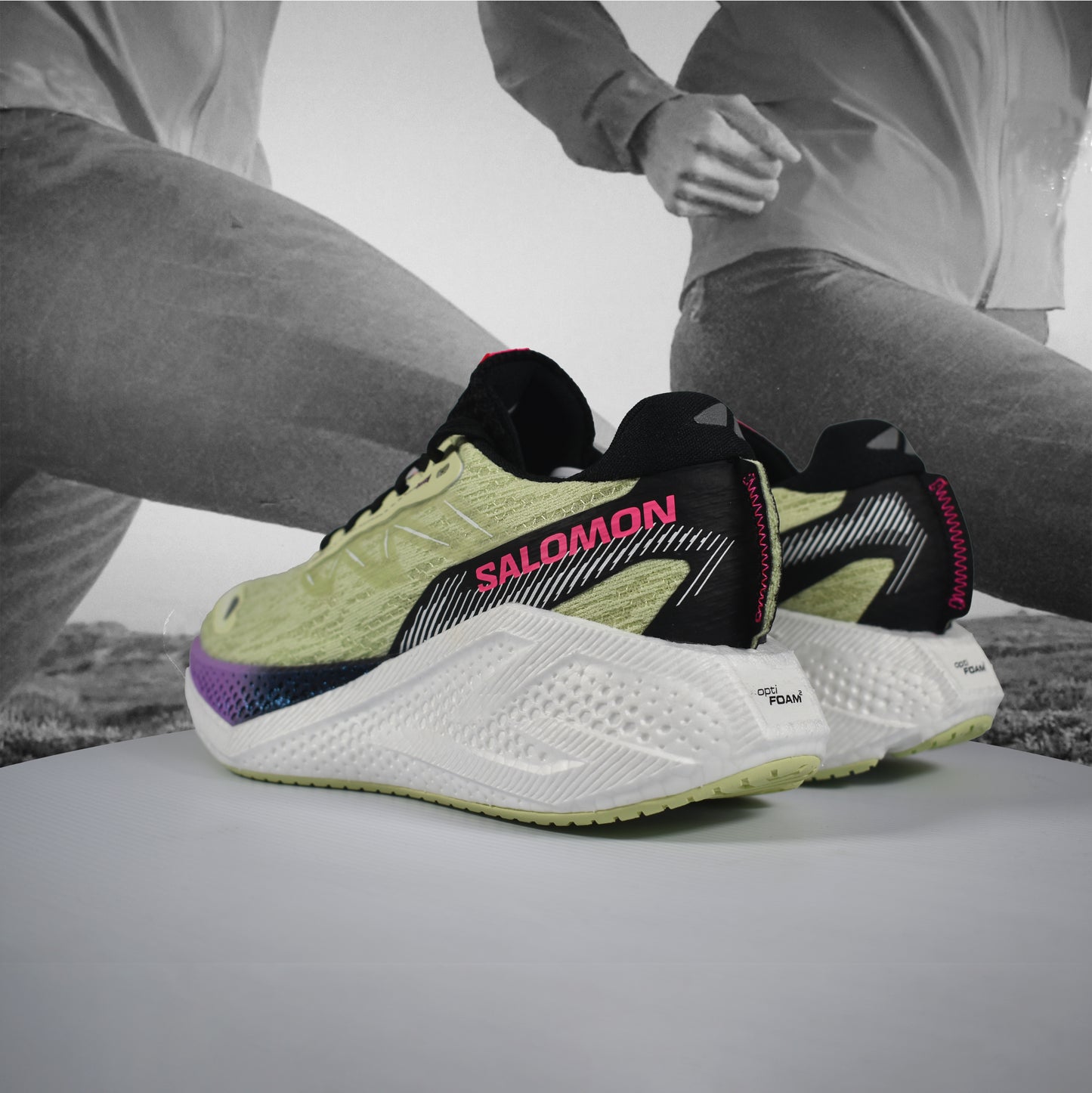 Salomon Aero Glide 4 Womens Road Running Shoe - Durban Runner Butterfly/White/Black / 5