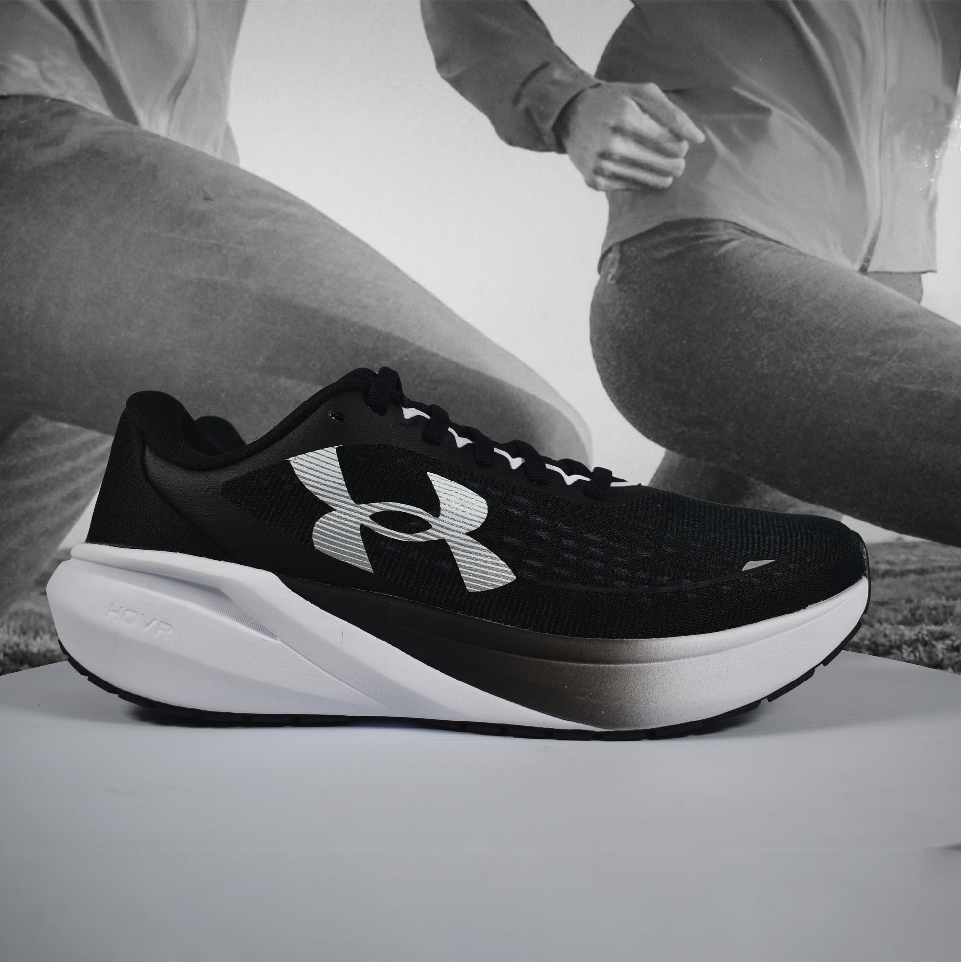 Under Armour Velociti Pace Womens Road Running Shoe - Durban Runner BLACK / 5.5