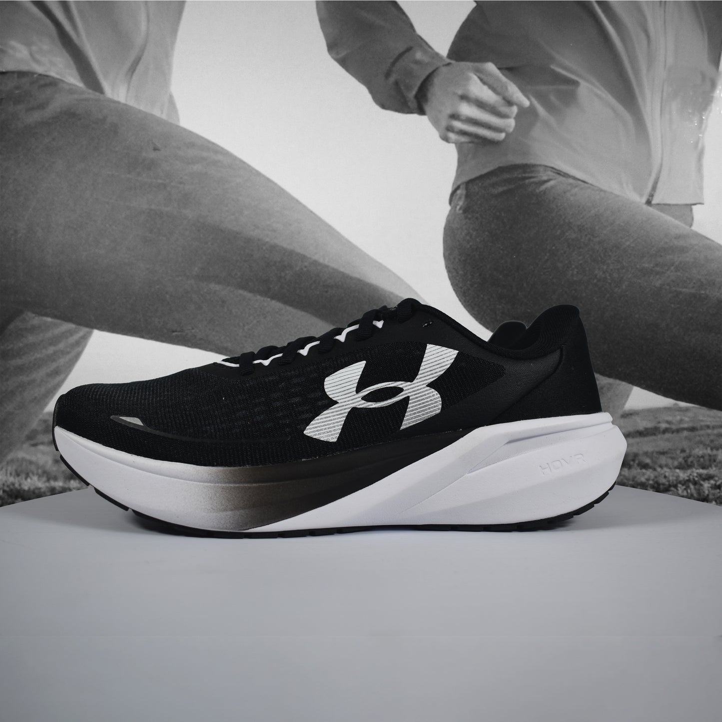 Under Armour Velociti Pace Womens Road Running Shoe - Durban Runner BLACK / 5.5