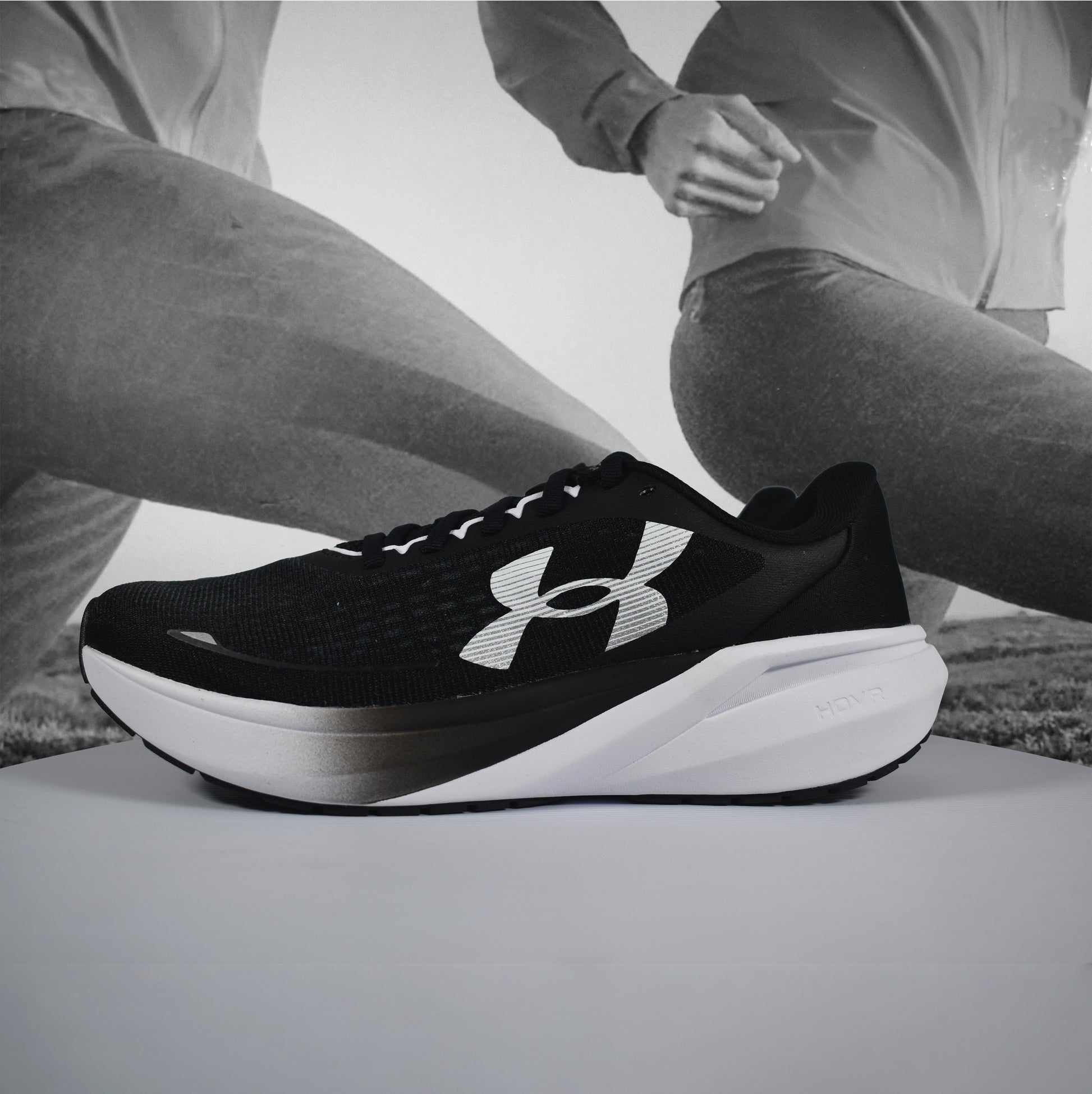 Under Armour Velociti Pace Womens Road Running Shoe - Durban Runner BLACK / 5.5