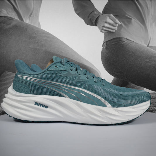 Puma Velocity NITRO™ 4 Mens Road Running Shoe - Durban Runner Baltic Sea Blue Emerald Ice / 9.5