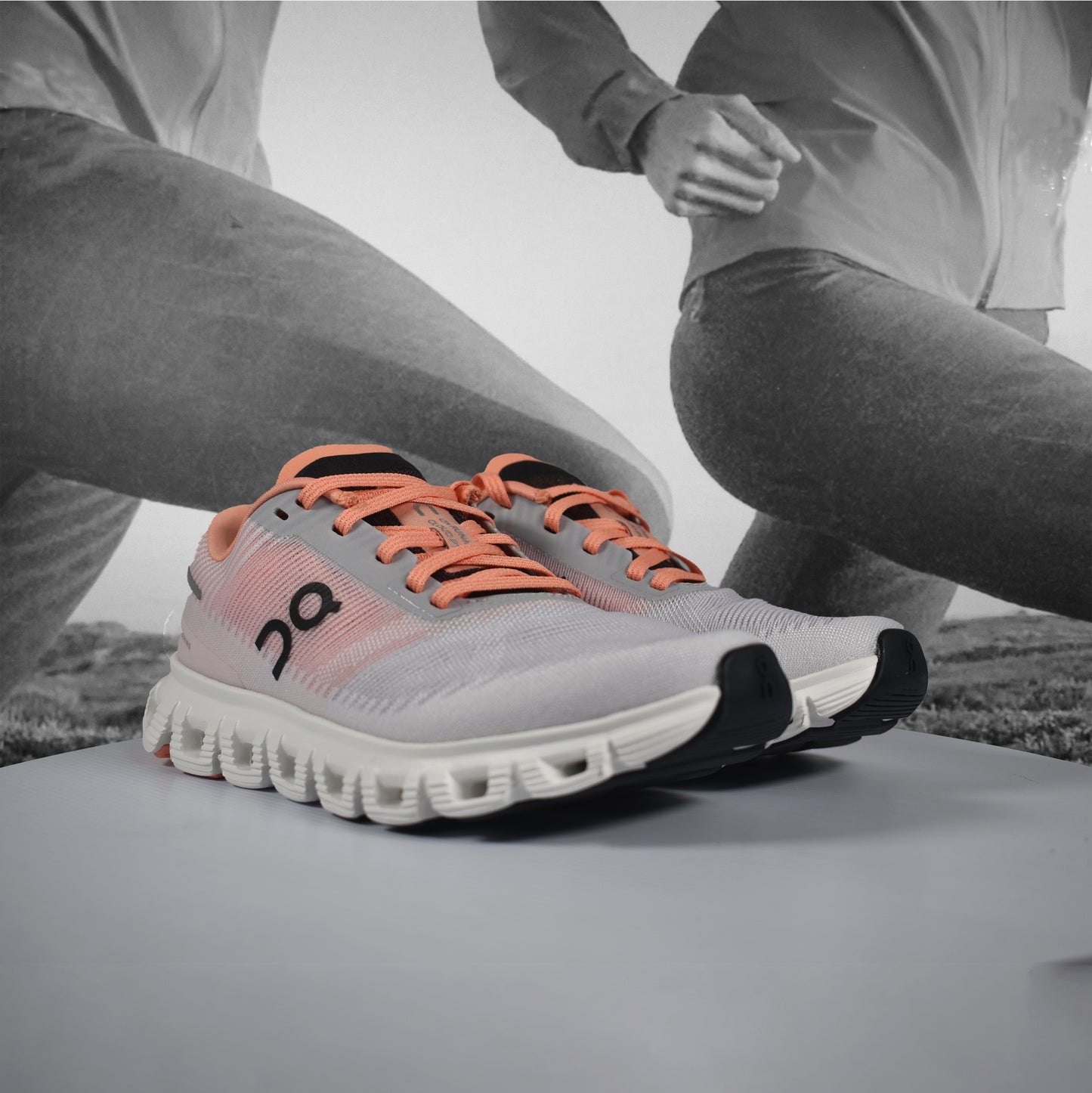 On Cloud 6 Push Womens Running Shoe - Durban Runner Sunstone | Juniper / 8