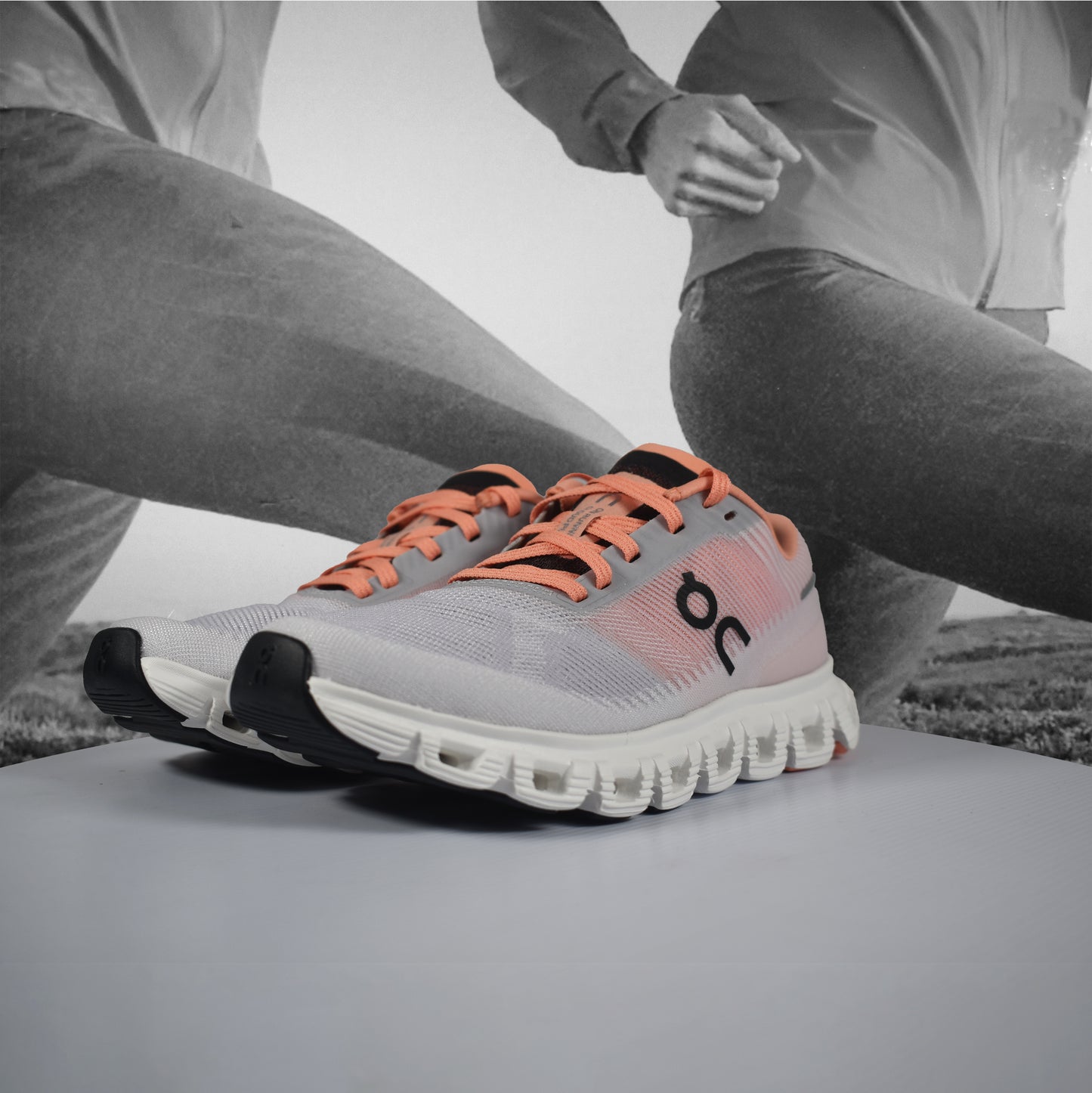 On Cloud 6 Push Womens Running Shoe - Durban Runner Sunstone | Juniper / 8
