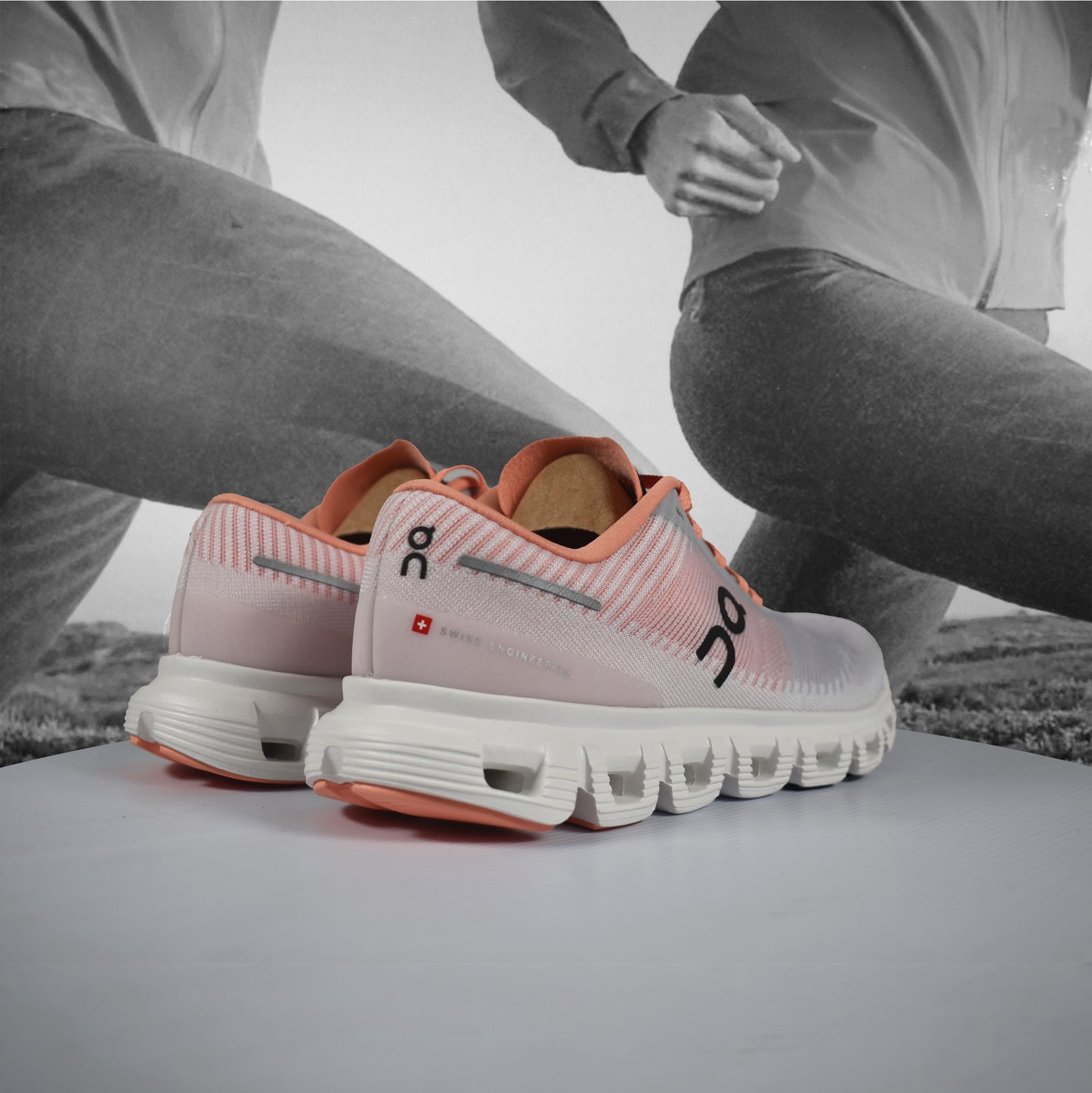 On Cloud 6 Push Womens Running Shoe - Durban Runner Sunstone | Juniper / 8