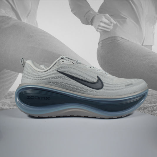 Nike Vomero Plus Men's Neutral Running Shoe, Off White/Obsidian, available at Durban Runner