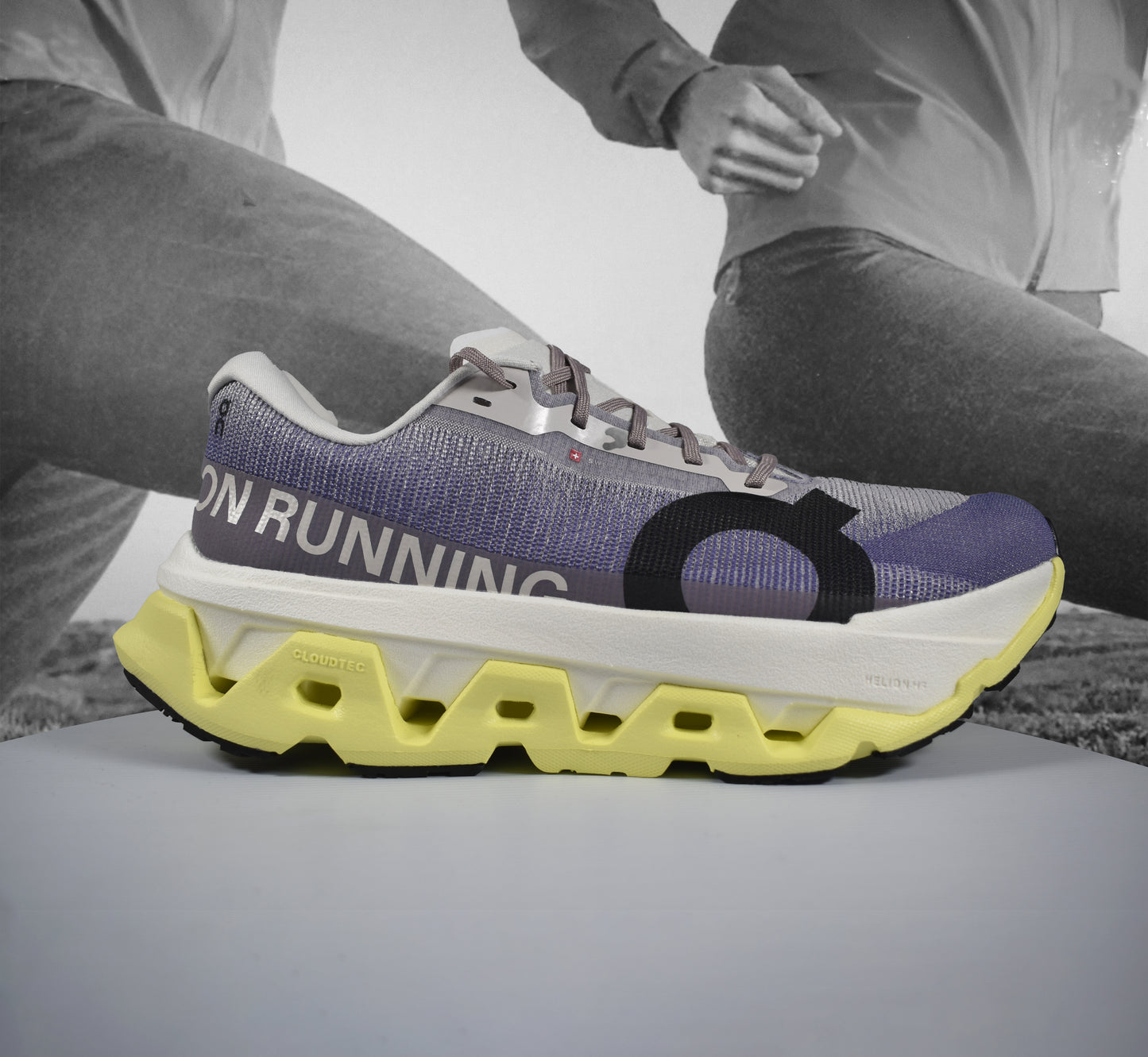 On Cloud Cloudmonster 3 Hyper Mens Road Running Shoe - Durban Runner Lily | Limelight / 9.5