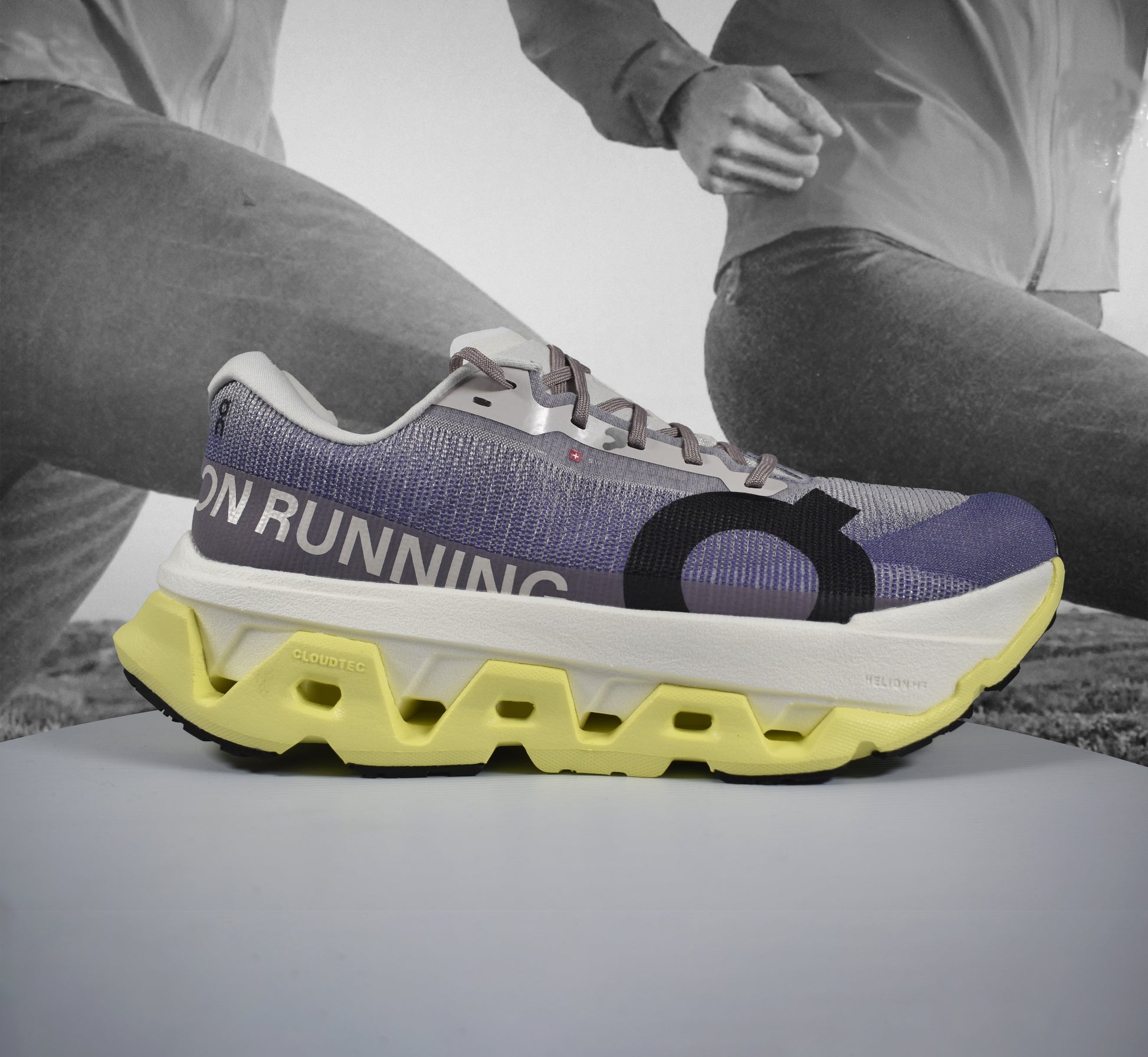 On Cloud Cloudmonster 3 Hyper Mens Road Running Shoe - Durban Runner Lily | Limelight / 9.5