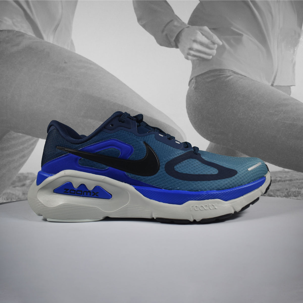 Nike Structure Plus Mens Road Running Shoes – Midnight Navy/Black