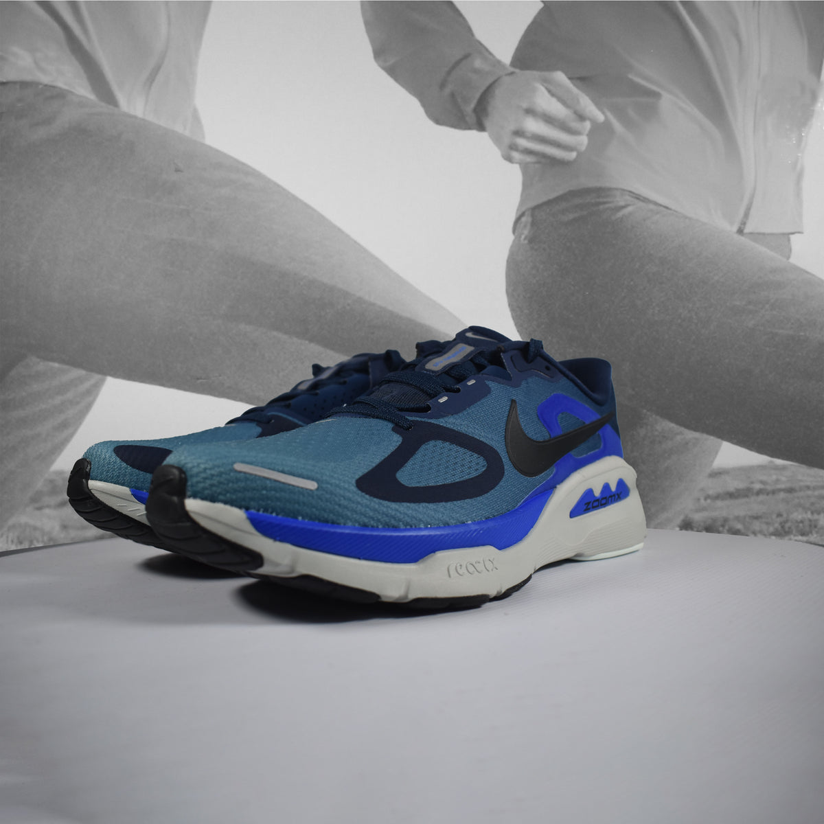 Nike Structure Plus Mens Road Running Shoes – Midnight Navy/Black