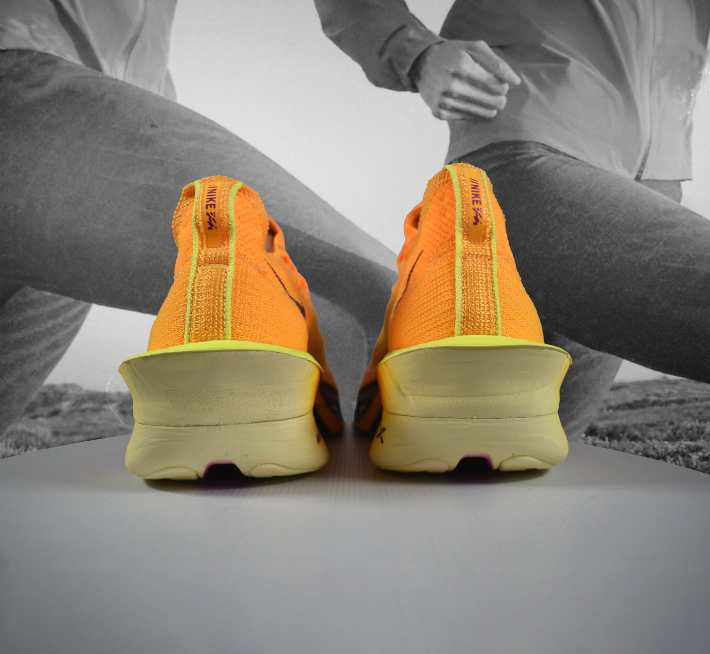 Nike AIR ZOOM ALPHAFLY NEXT% 3 Road Running Shoe - Durban Runner LASER ORANGE/INDIGO BURST-CITRON PULSE / 9