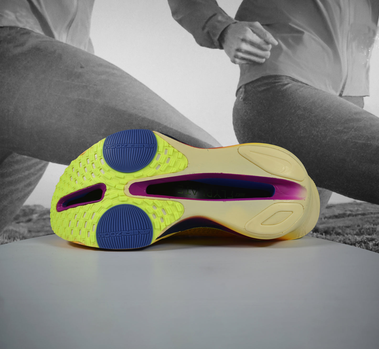 Nike AIR ZOOM ALPHAFLY NEXT% 3 Road Running Shoe - Durban Runner LASER ORANGE/INDIGO BURST-CITRON PULSE / 9