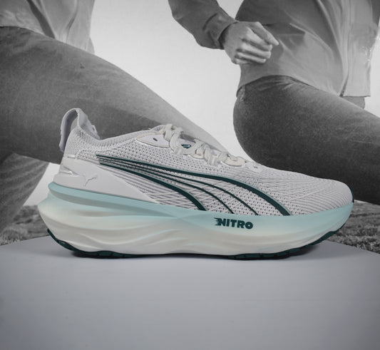 Puma ForeverRun NITRO 2 Road Running Shoe - Durban Runner White Fresh Water / 11