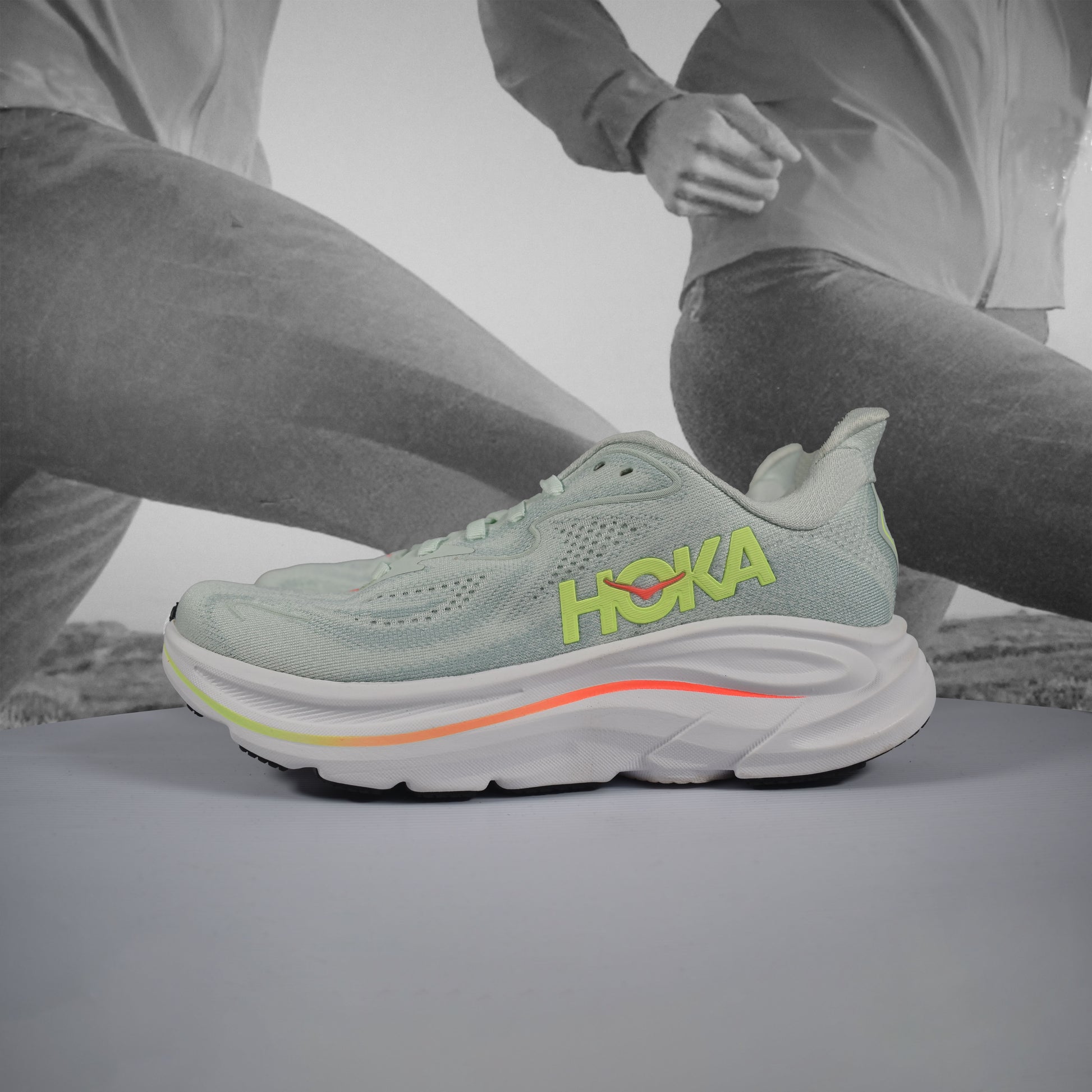 Hoka CLIFTON 10 Womens Running Shoes - Durban Runner WWH / 7