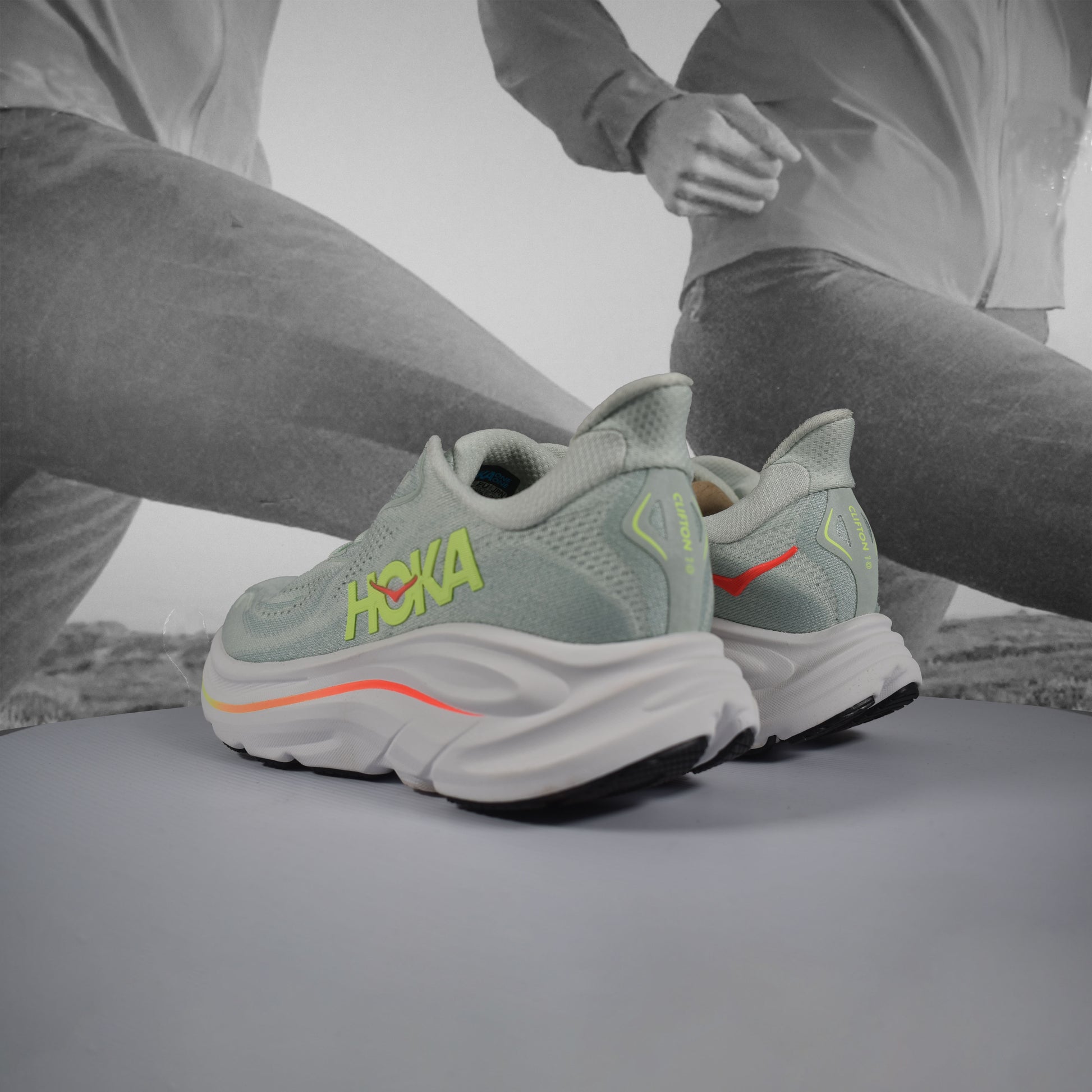 Hoka CLIFTON 10 Womens Running Shoes - Durban Runner WWH / 7