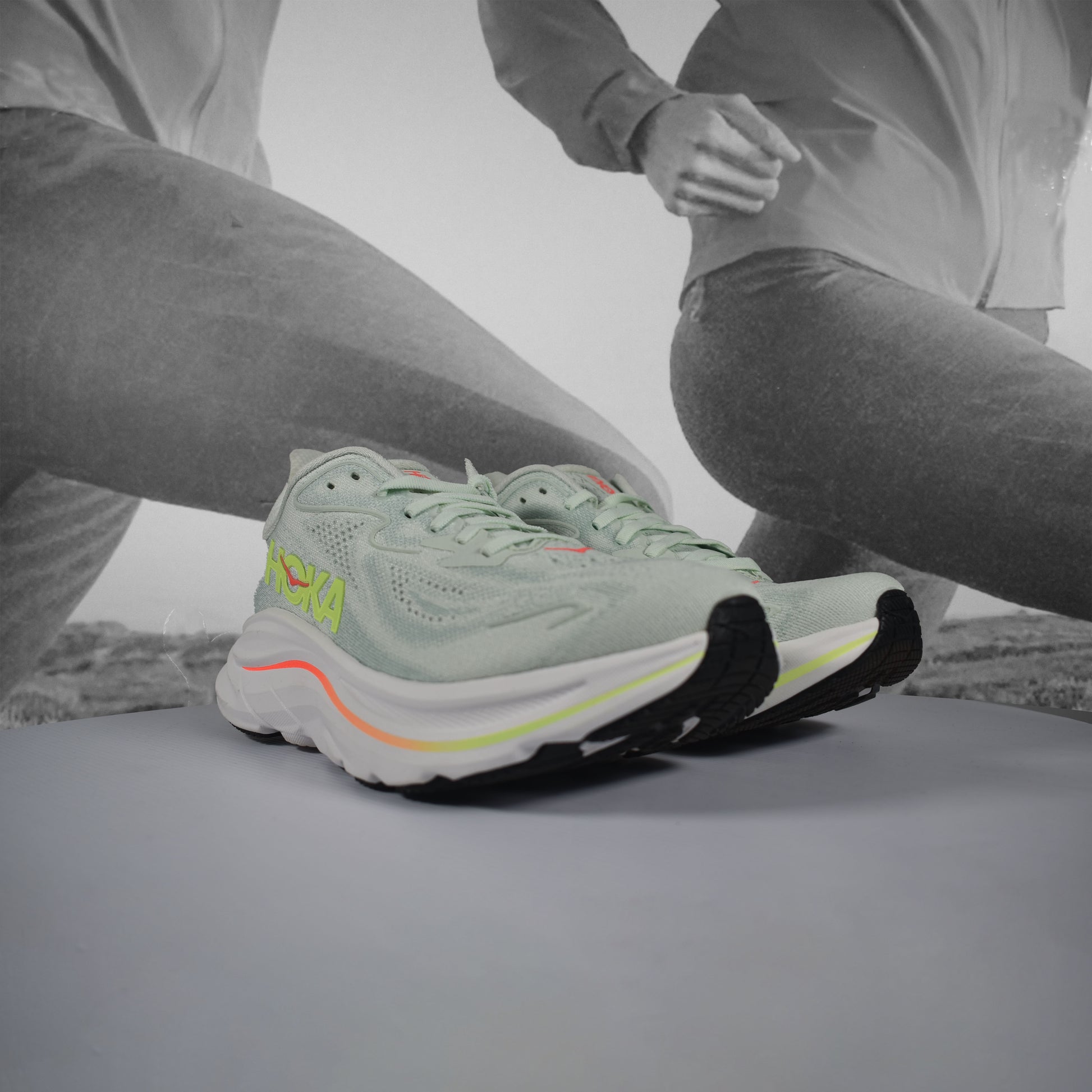 Hoka CLIFTON 10 Womens Running Shoes - Durban Runner WWH / 7