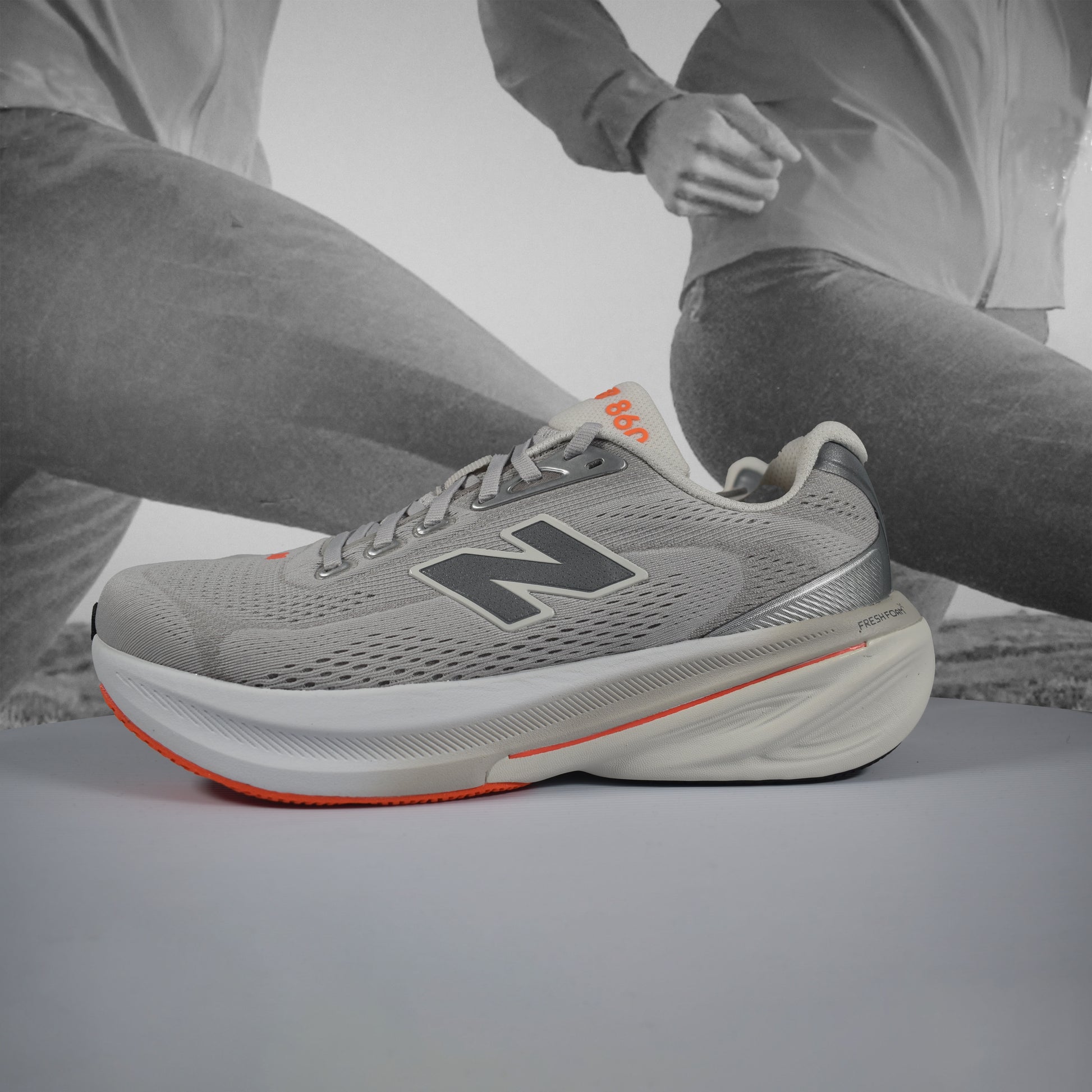 New Balance 860 D (NORMAL WIDTH) Mens - Durban Runner WHITE/ORANGE / 7