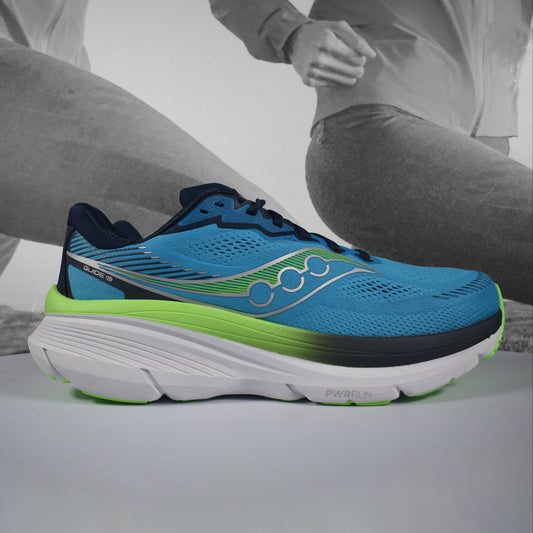 Saucony GUIDE 19 Mens Road Running Shoe - Durban Runner COBALT NAVY / 7