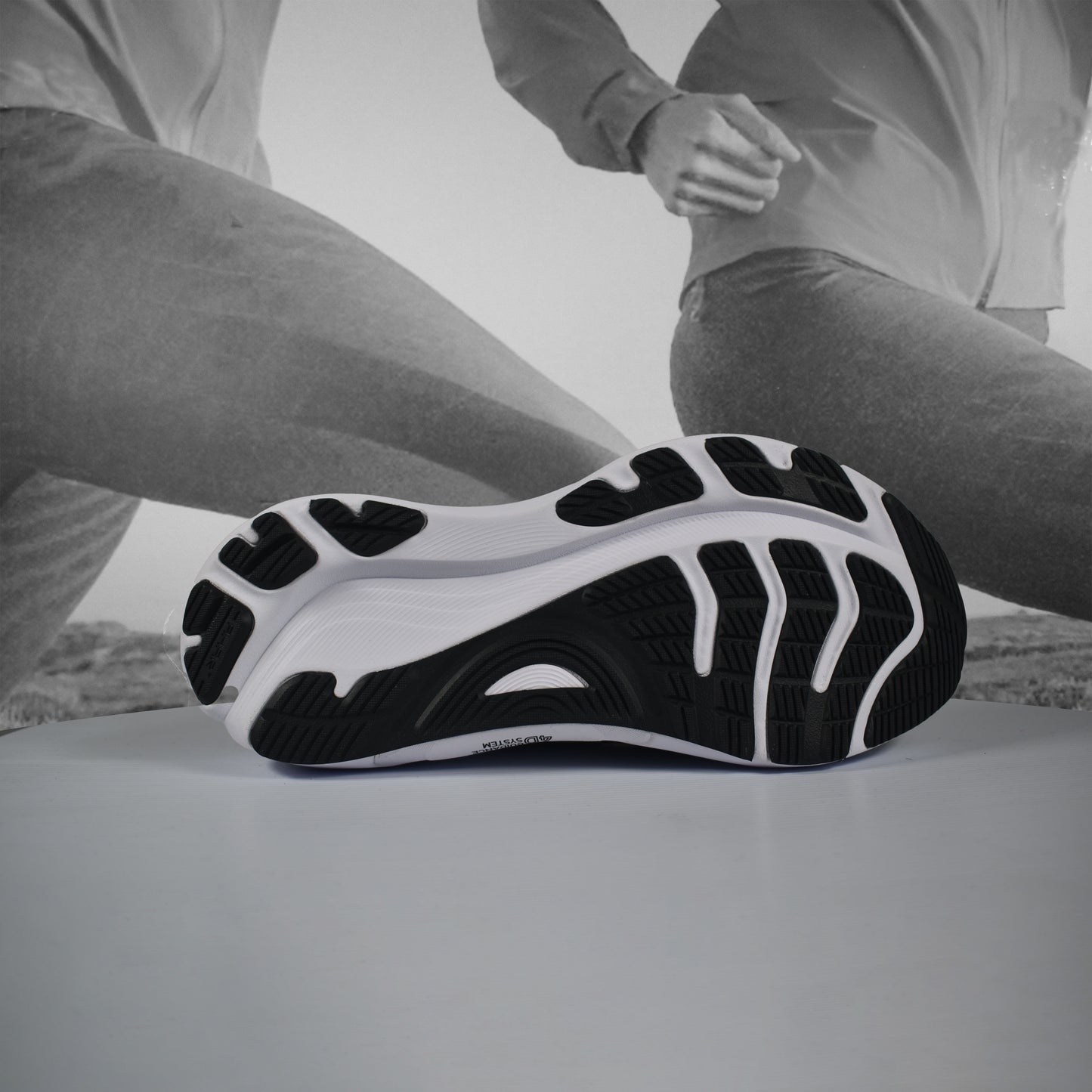 Asics GEL-KAYANO 32 Mens Running Shoes (2E Wide Width) - Durban Runner BLACK/WHITE / 7.5