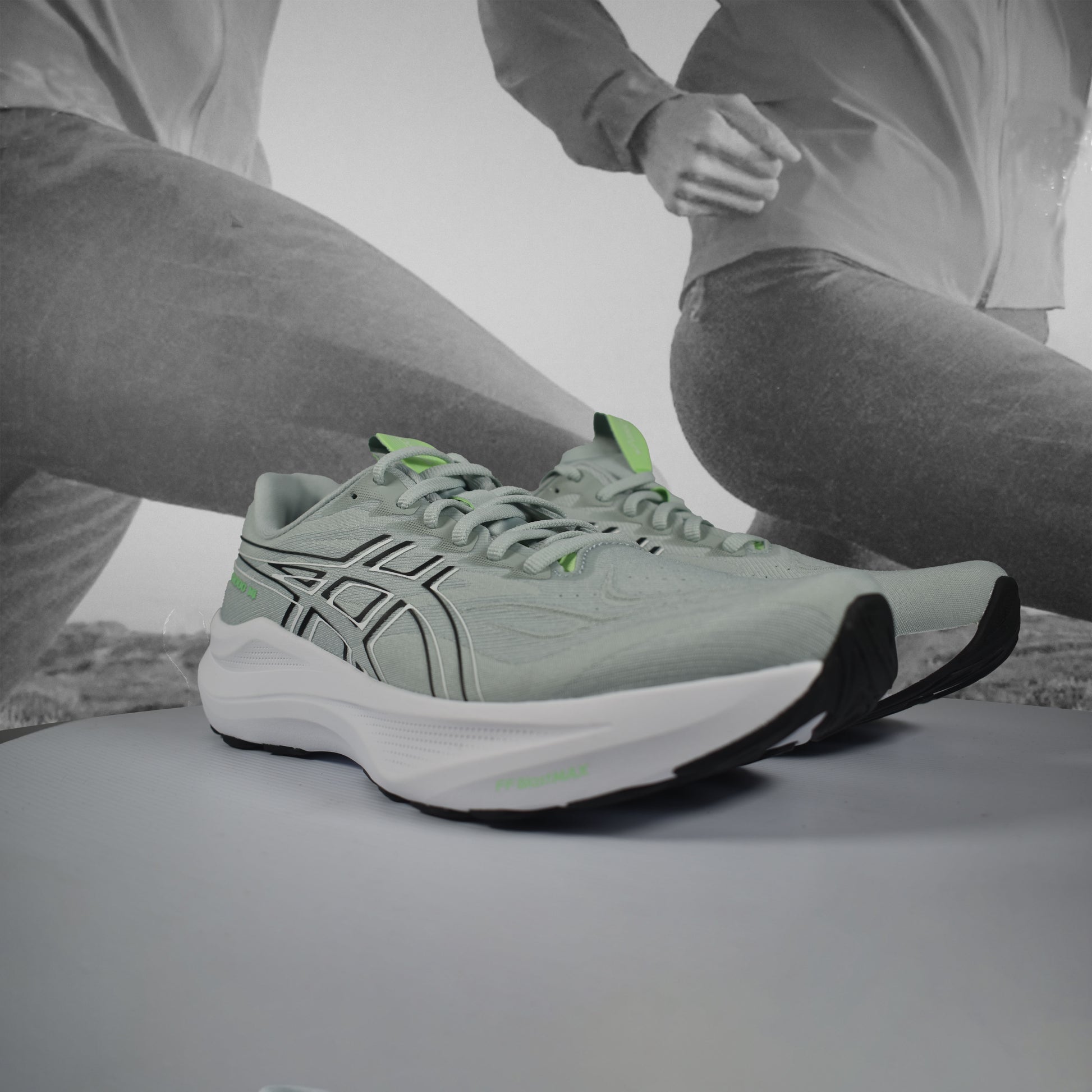 Asics GT-2000 14 Mens Running Shoes - Durban Runner COLD MOSS/BLACK / 8.5