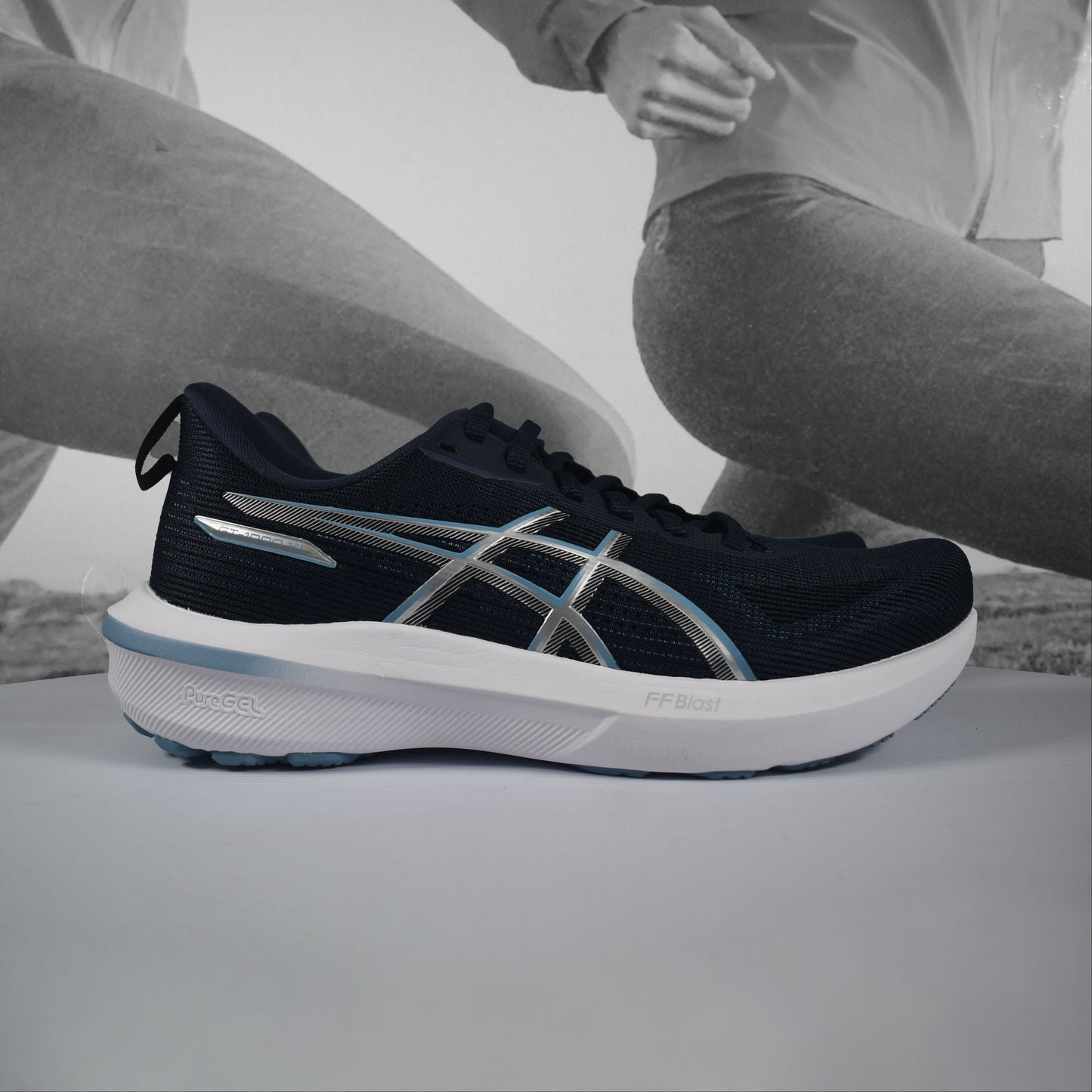 Asics GT-1000 14 Womens Running Shoes - Durban Runner MIDNIGHT/SABA BLUE / 6