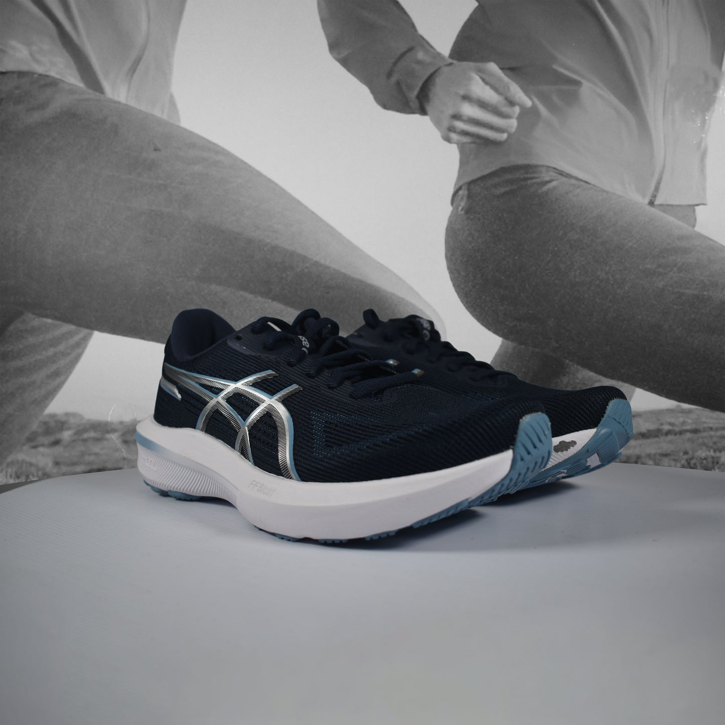 Asics GT-1000 14 Womens Running Shoes - Durban Runner MIDNIGHT/SABA BLUE / 6