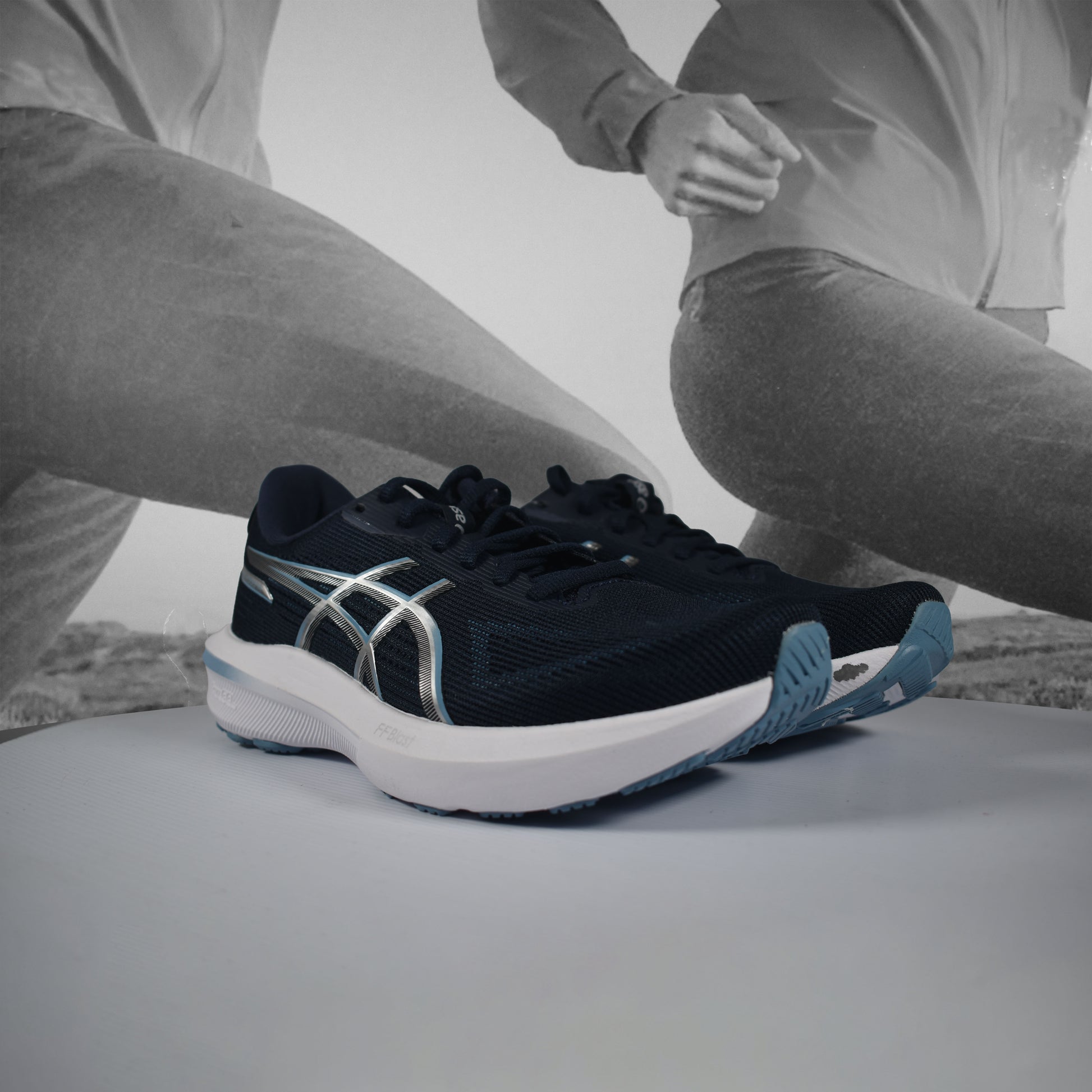 Asics GT-1000 14 Womens Running Shoes - Durban Runner MIDNIGHT/SABA BLUE / 6