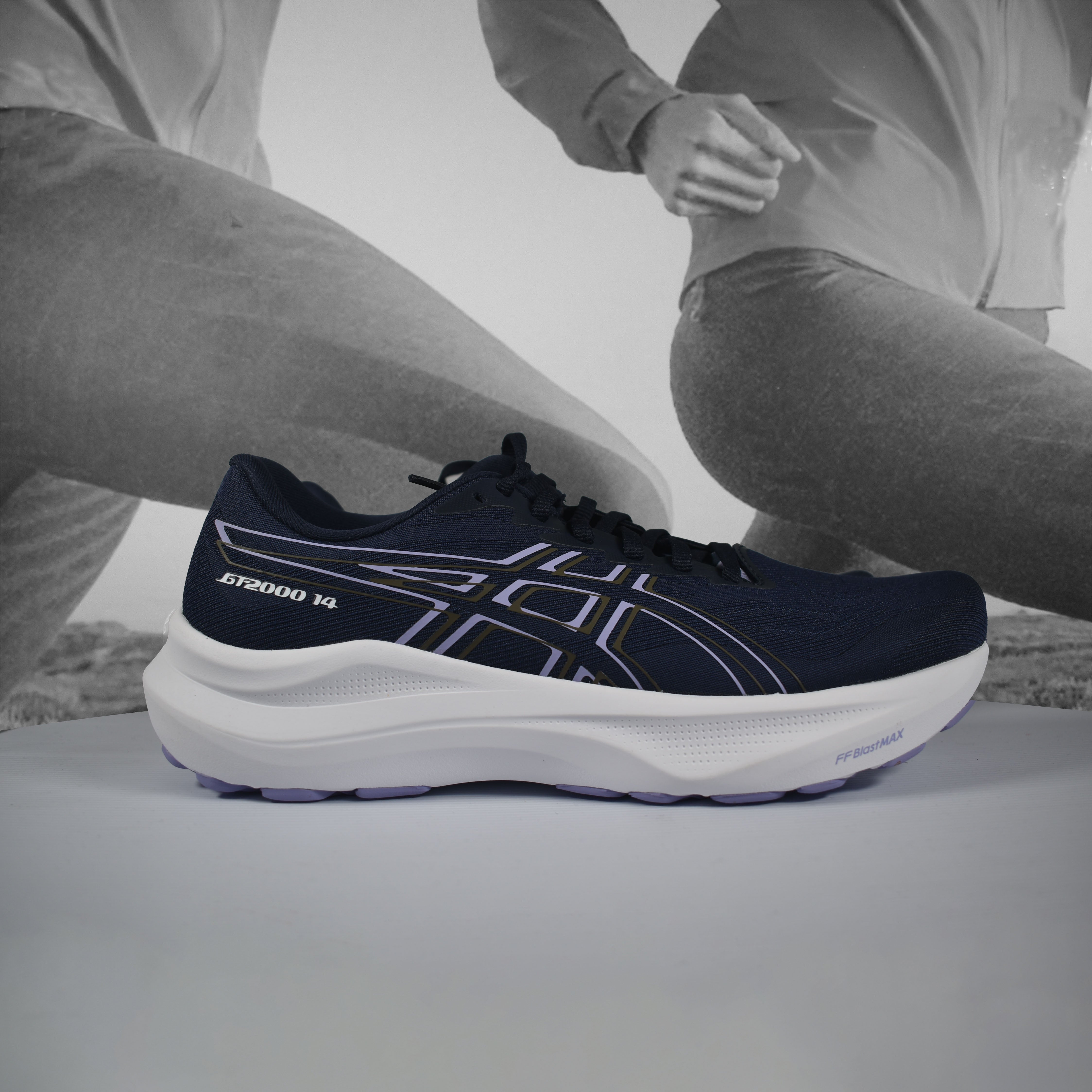 Asics GT-2000 14 Womens Running Shoes - Durban Runner MIDNIGHT/BLUEBELL / 7
