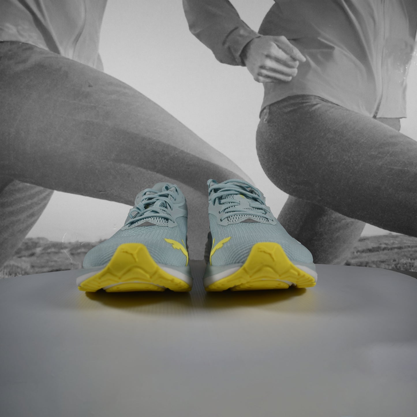 Puma Electrify NITRO™ 4 Wns Road Running Shoe - Durban Runner Water Lemon Crush Puma Silver / 5