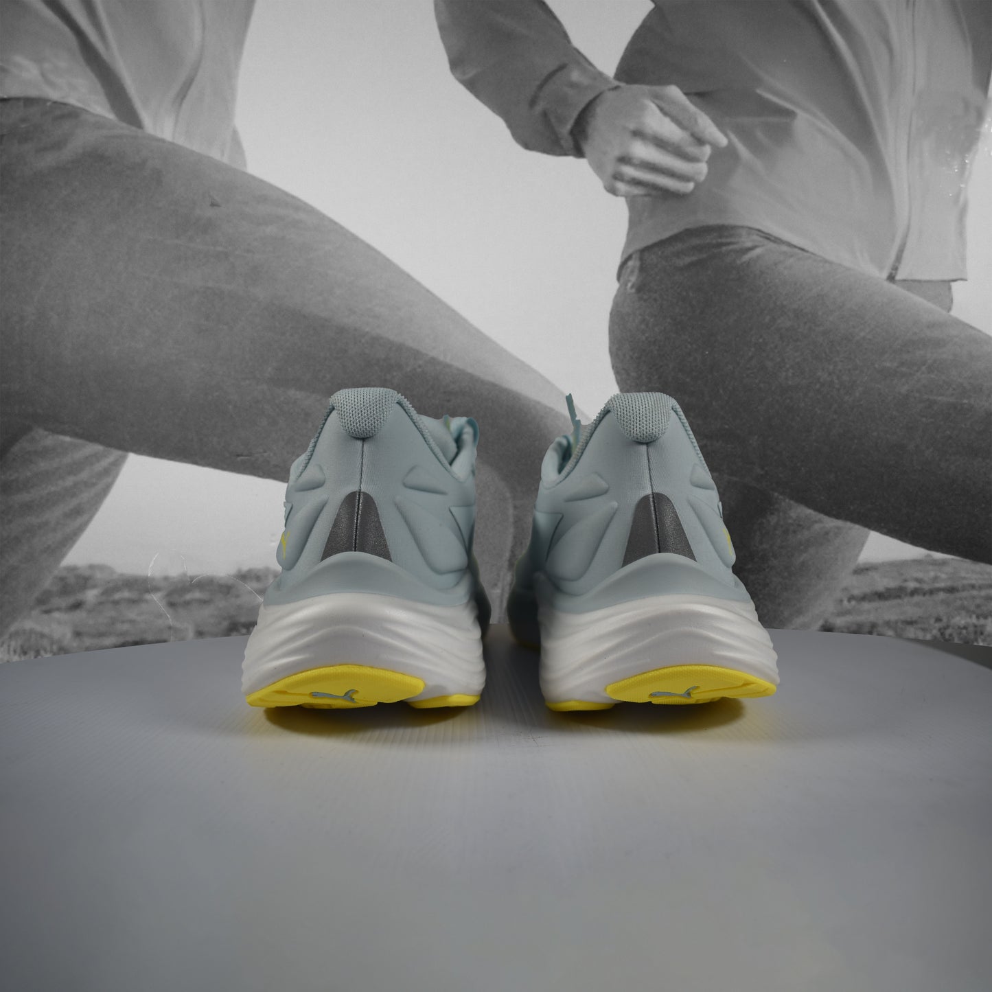 Puma Electrify NITRO™ 4 Wns Road Running Shoe - Durban Runner Water Lemon Crush Puma Silver / 5